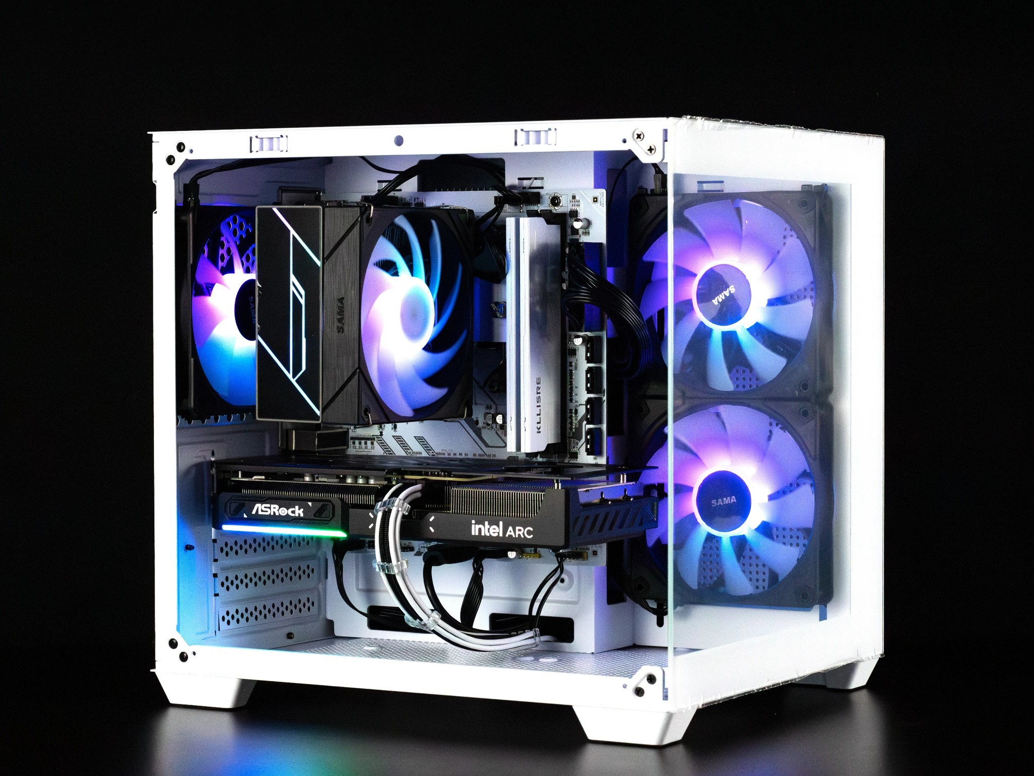 ⚫️🔵⚪️ ARC B570 | Ryzen 5 5600 | 32GB DDR4 | 1TB NVMe SSD