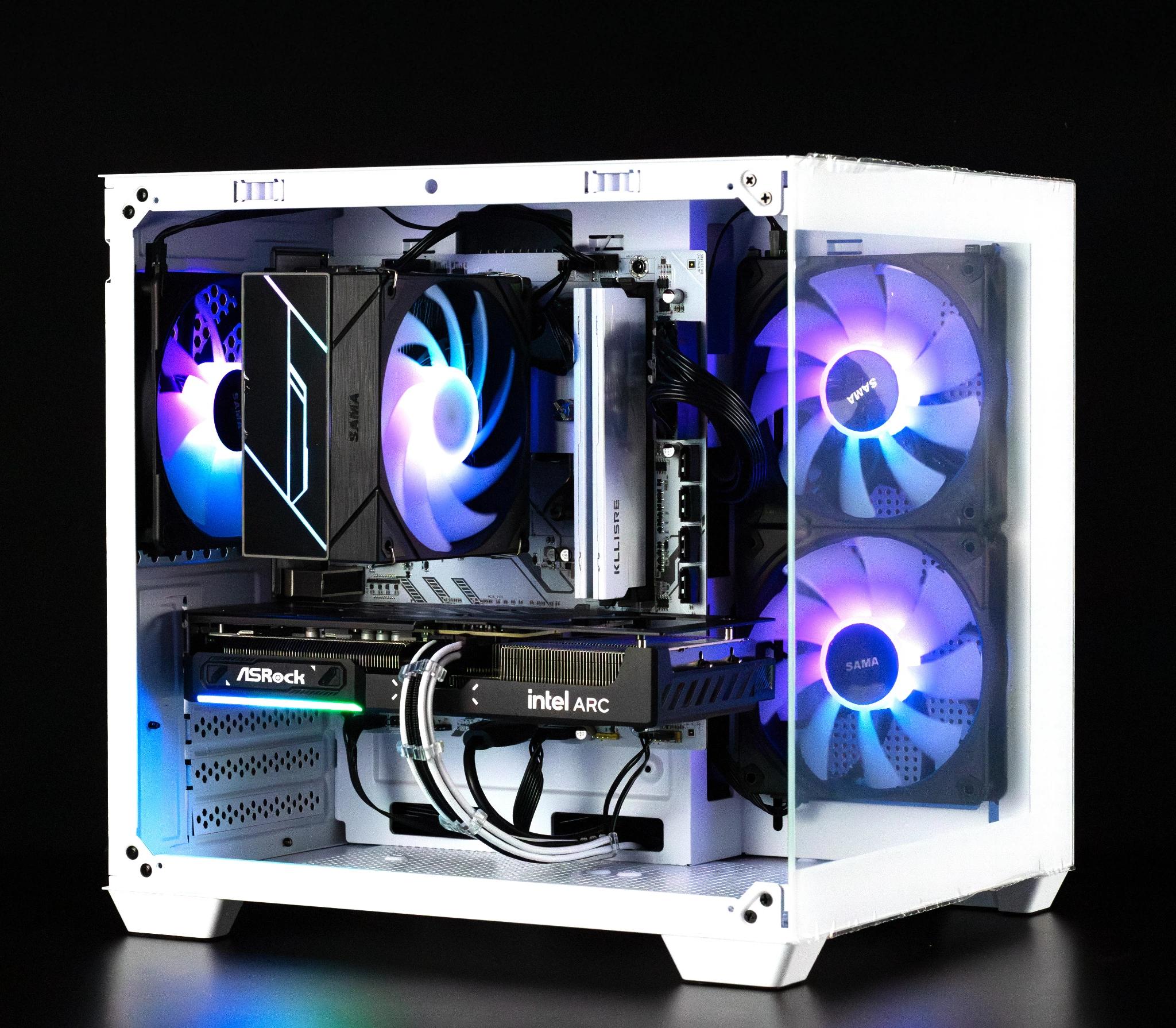 ⚫️🔵⚪️ ARC B570 | Ryzen 5 5600 | 32GB DDR4 | 1TB NVMe SSD