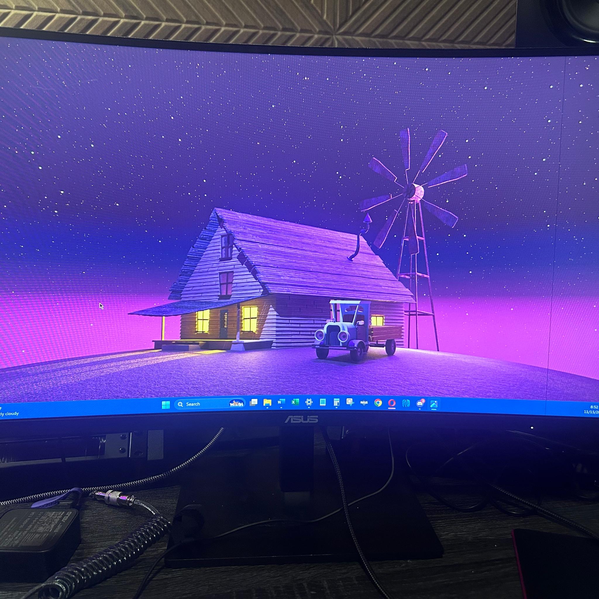 ASUS VA27VQSE 27" Full HD (1920 x 1080) 75Hz Curved Screen Monitor
