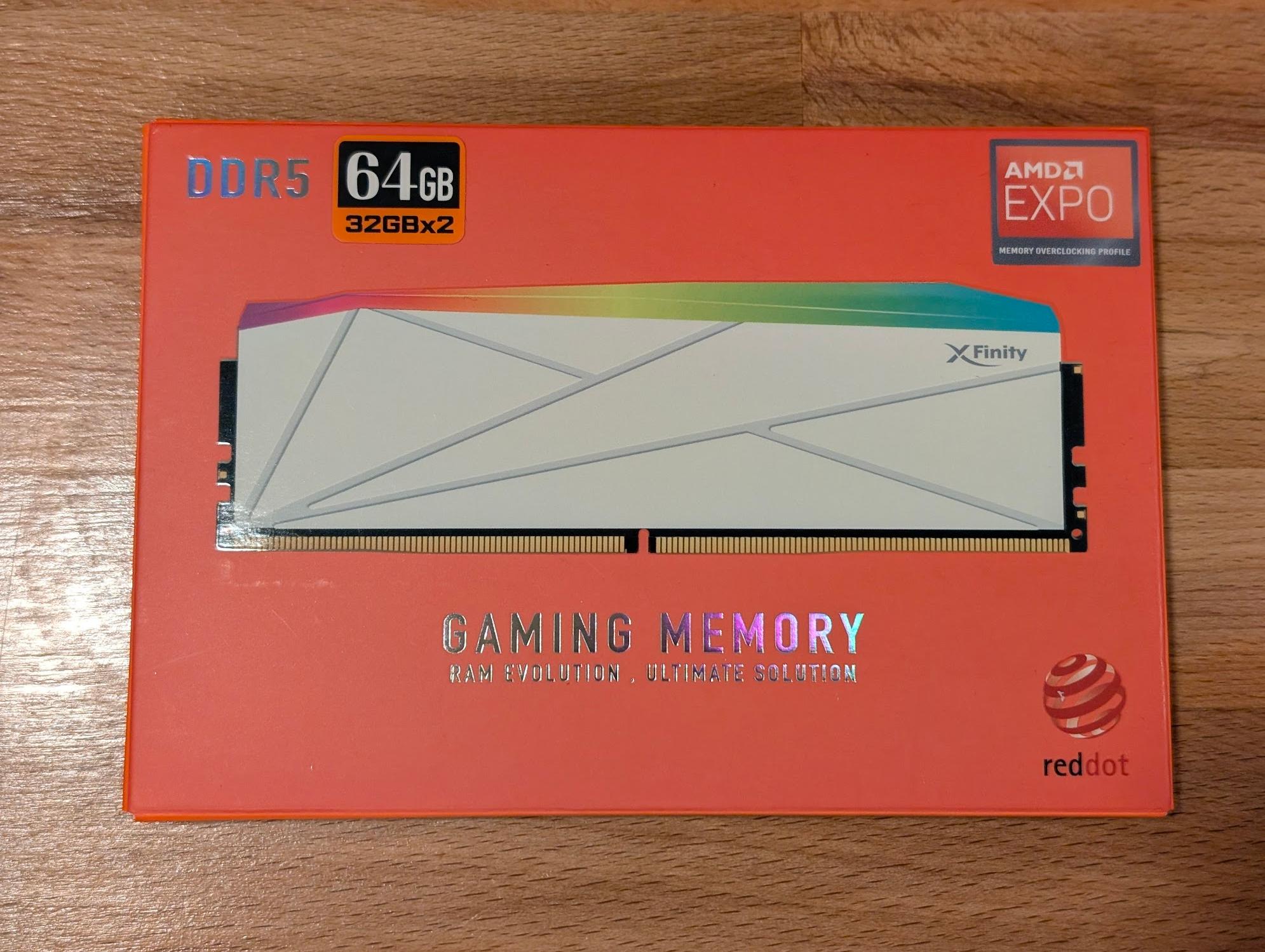 BNIB: V-COLOR Manta XFinity DDR5 64GB (32GBx2) 6400MHz CL32