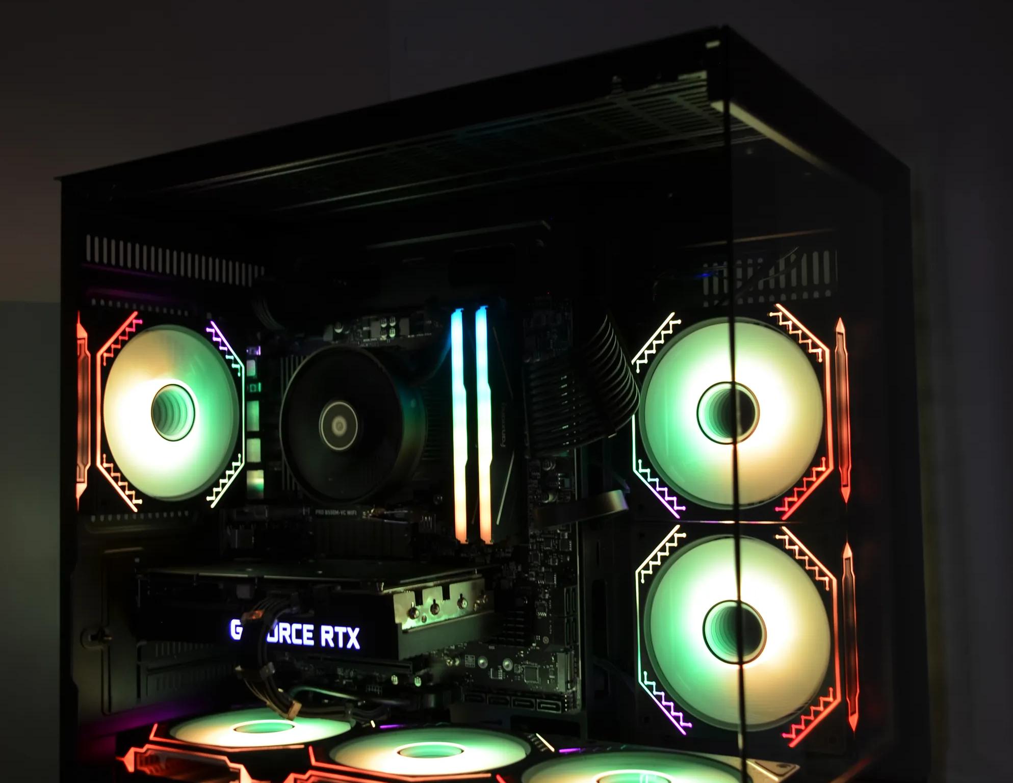 👾Dark knight⚔️ RTX 3060Ti - Ryzen 5 5500 - 1tb NVMe SSd - 16gb 3600Mhz RAM