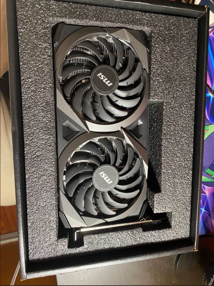 MSI Gaming GeForce RTX 3060 Ti LHR 8GB GDRR6 (RTX 3060 Ti Ventus 2X 8G OCV1 LHR)