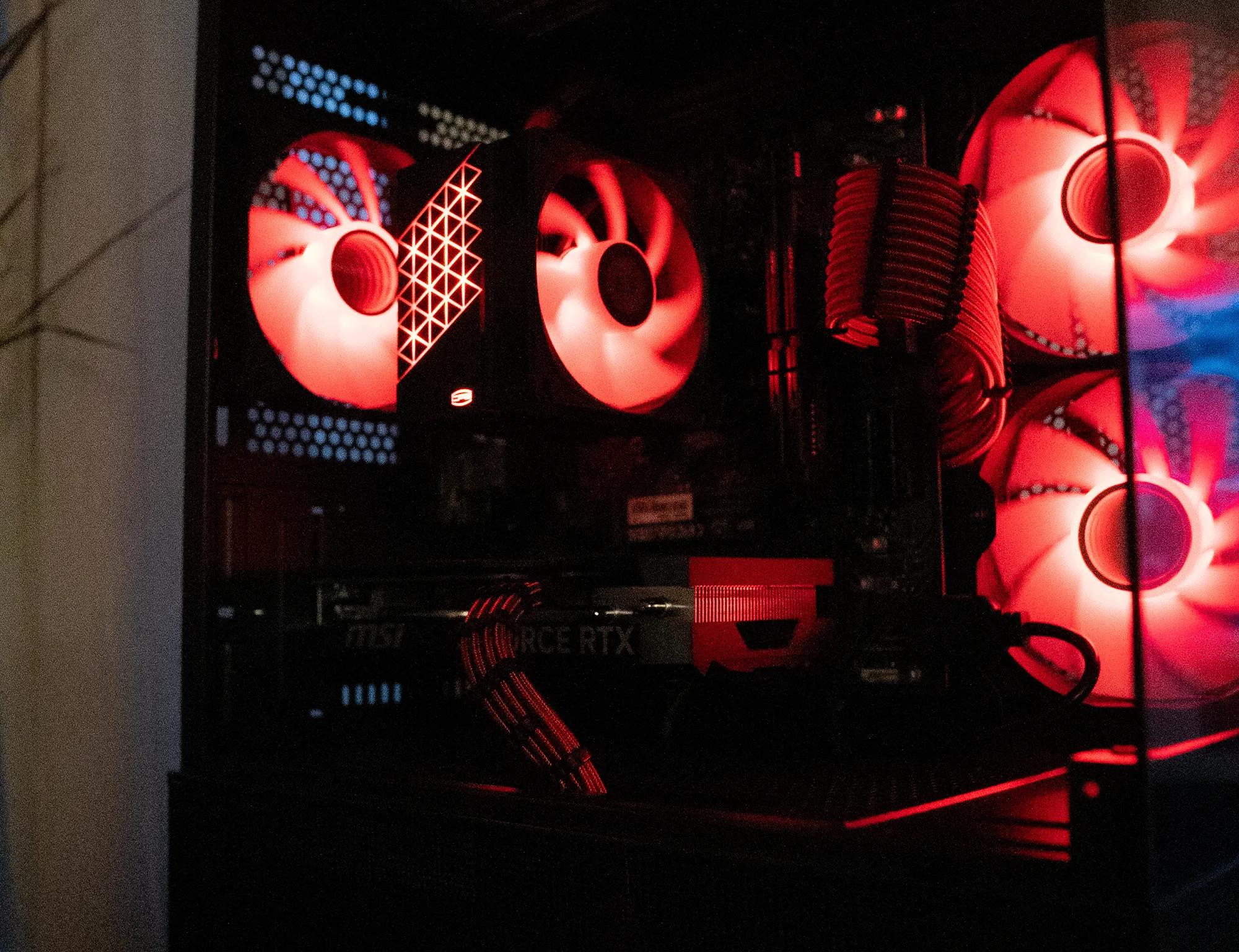 🩸⚫ | MSI RTX 4060 Ti | RYZEN 5 7500F | 16GB DDR5 RAM | 1TB NVME SSD | Ruby Rocket 4.0