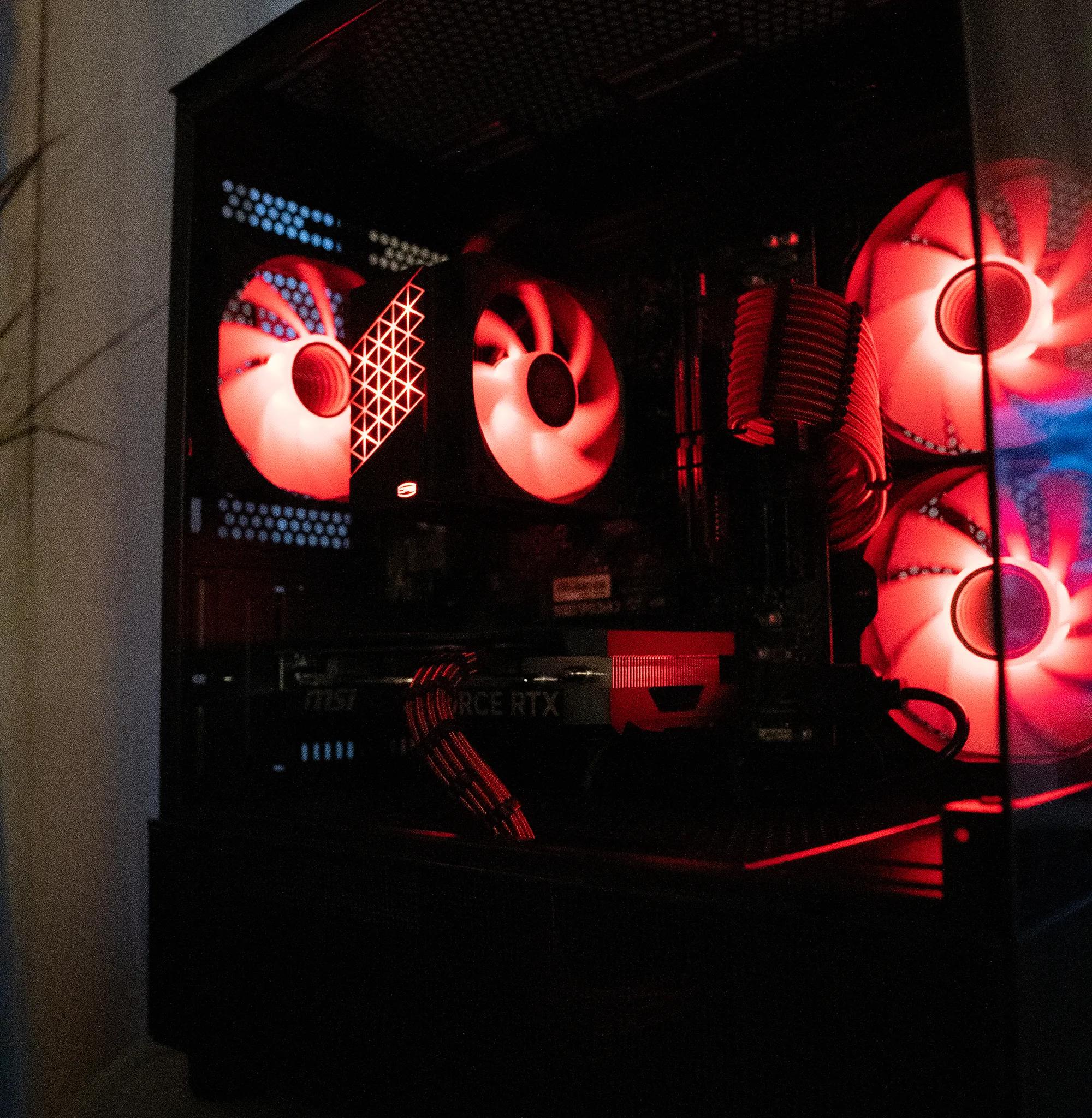 🩸⚫ | MSI RTX 4060 Ti | RYZEN 5 7500F | 16GB DDR5 RAM | 1TB NVME SSD | Ruby Rocket 4.0
