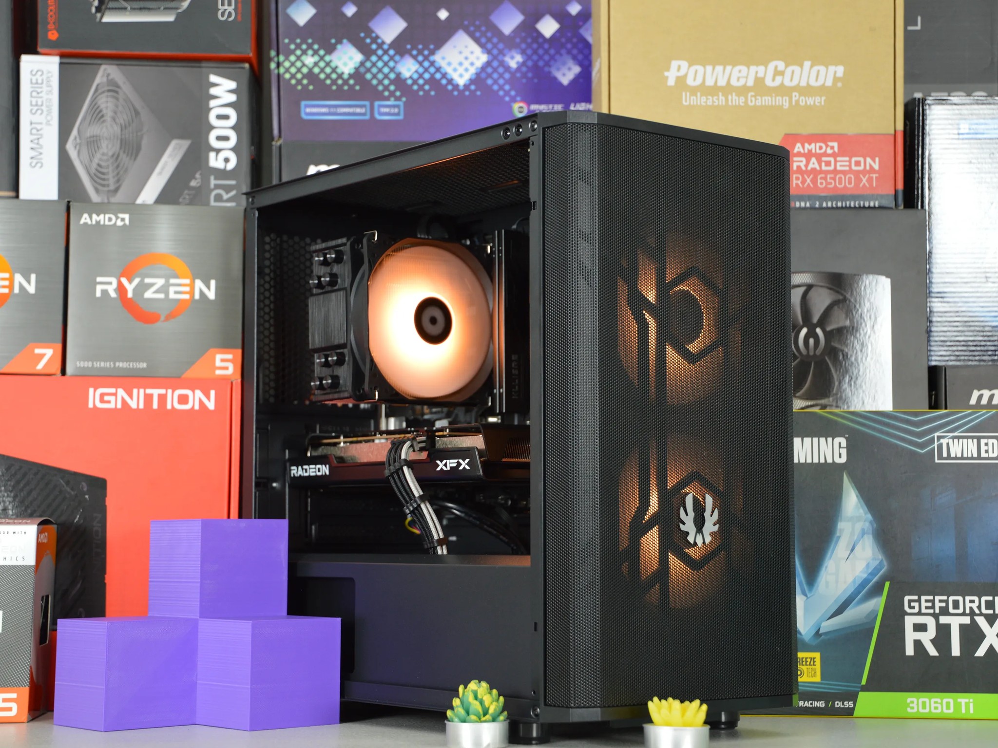 ⚫️🟠| RX 6600 8GB | RYZEN 5 3600 | 16GB RAM | 1TB NVME SSD | Midnight Orange |