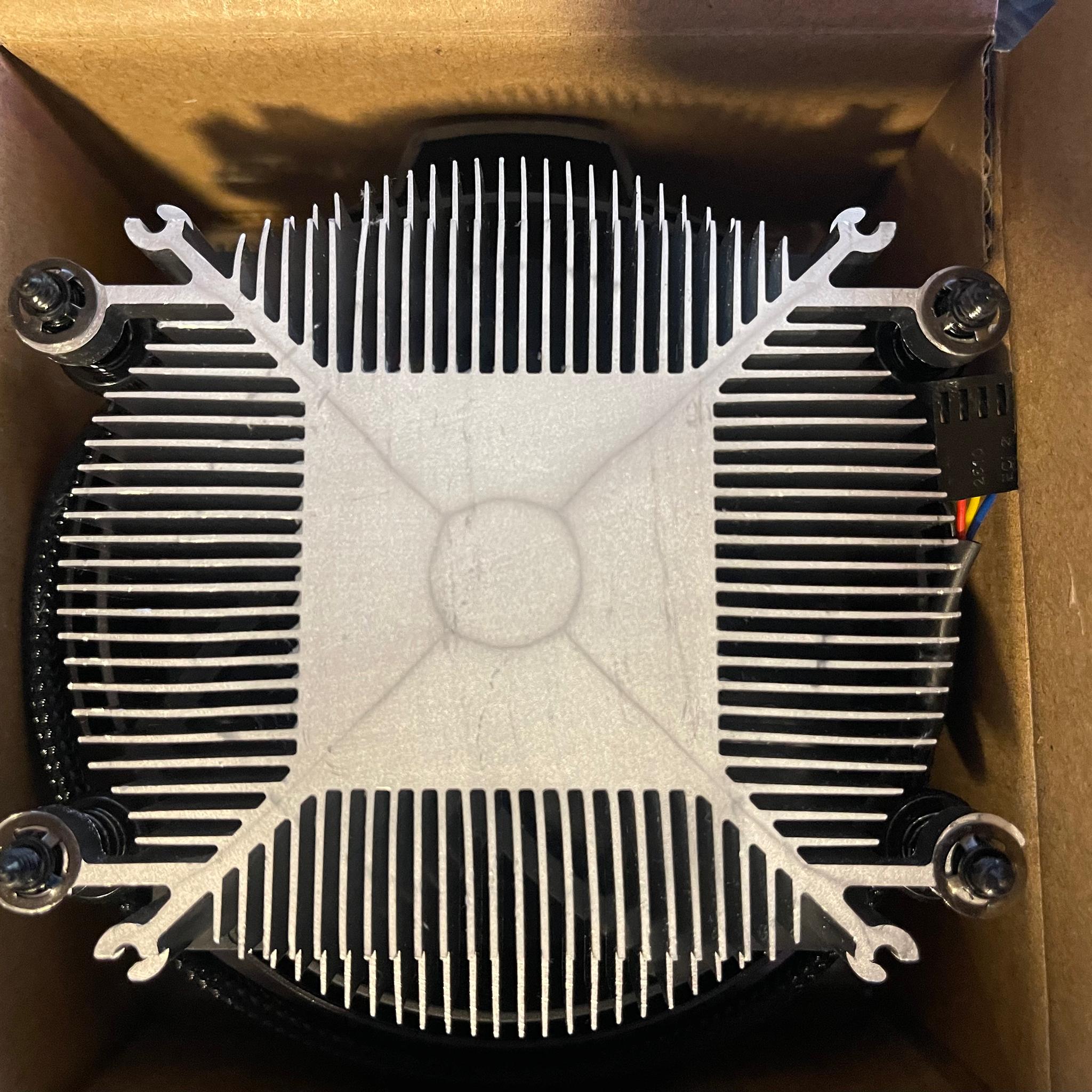 Used, Ryzen 3 3100 with cooler and box