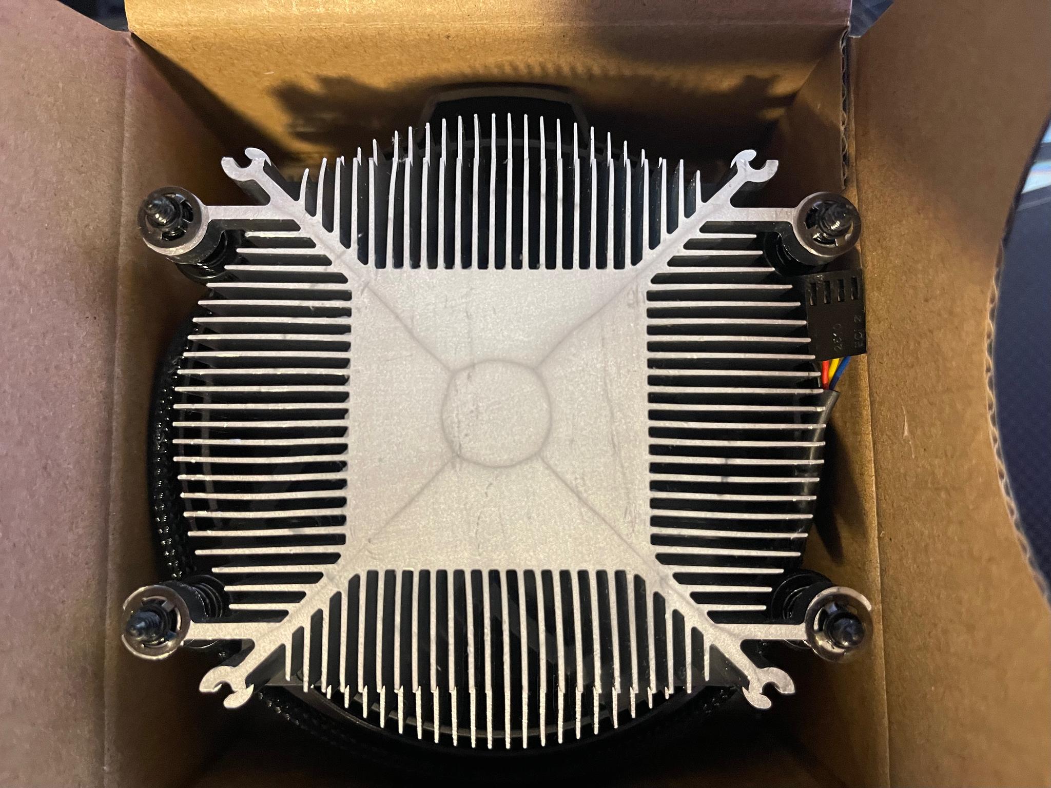 Used, Ryzen 3 3100 with cooler and box