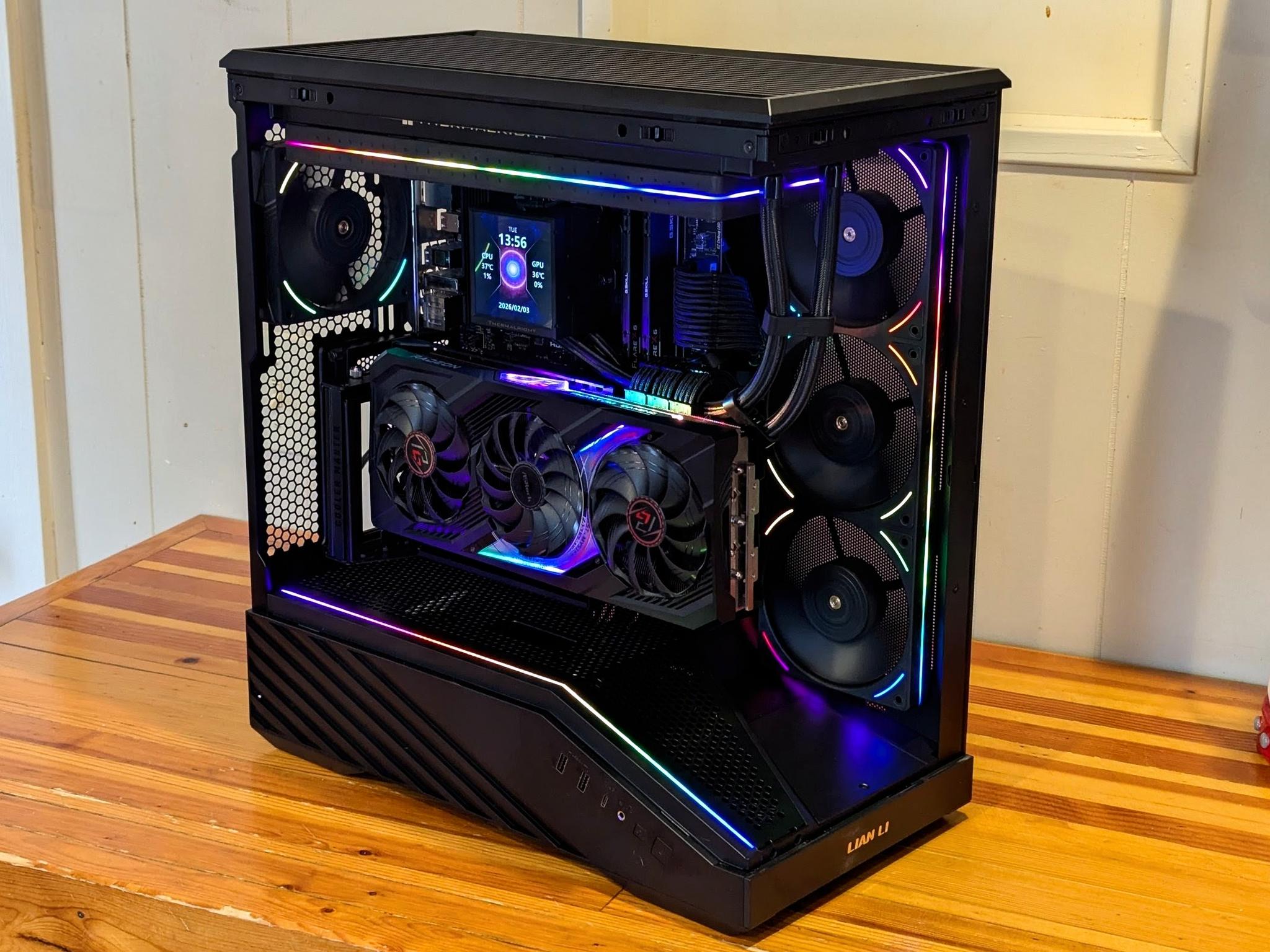 🌑 Ryzen 7 7800X3D + RX 7900 XTX | 32GB DDR5 | 2TB SSD | Stealthy ARGB Build 🌑