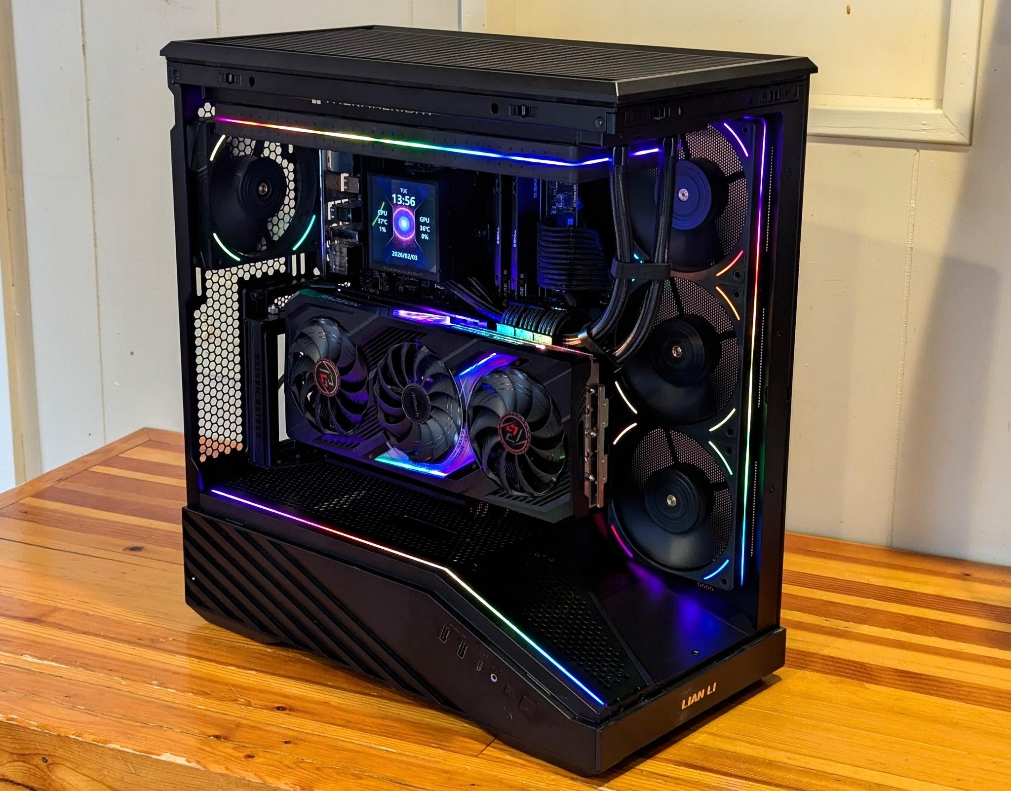 🌑 Ryzen 7 7800X3D + RX 7900 XTX | 32GB DDR5 | 2TB SSD | Stealthy ARGB Build 🌑