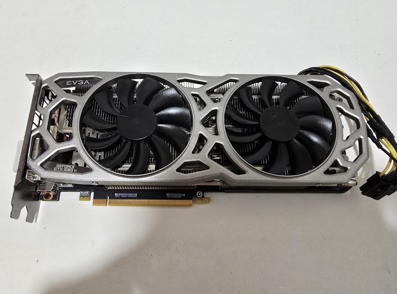 EVGA GeForce GTX 1080 Ti 11GB GDDR5X Graphics Card 11G-P4-6593-KR SC2 GPU