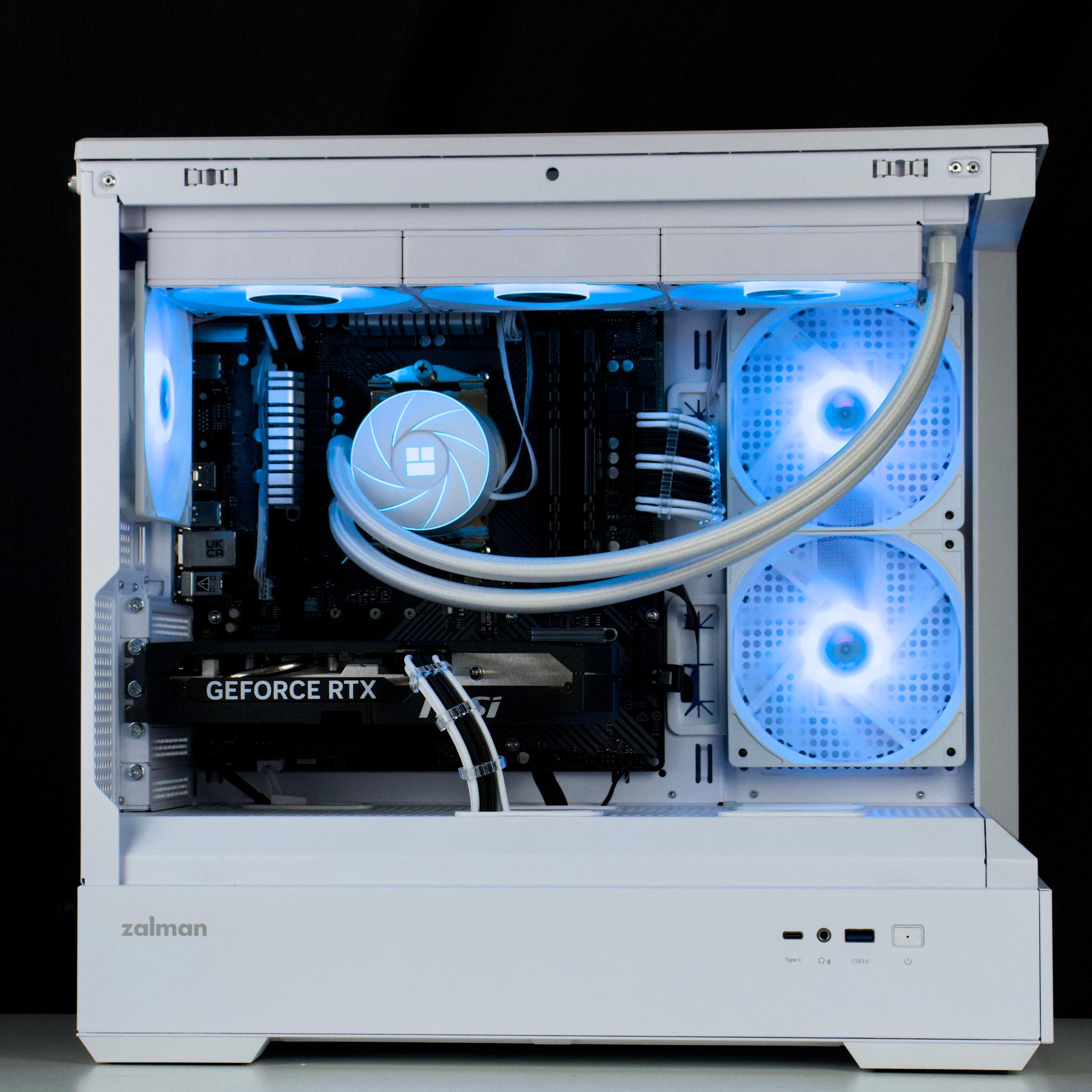 🧊❄️🧊 White Gaming PC – RTX 5060 TI, Ryzen 7 5700X, 32GB RAM, 1TB SSD - WiFi 🧊❄️🧊