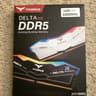 Team Group T-Force Delta RGB 16GB (2 x 8GB) DDR5 6000Mhz CL38-38-38-78 White Brand New Sealed