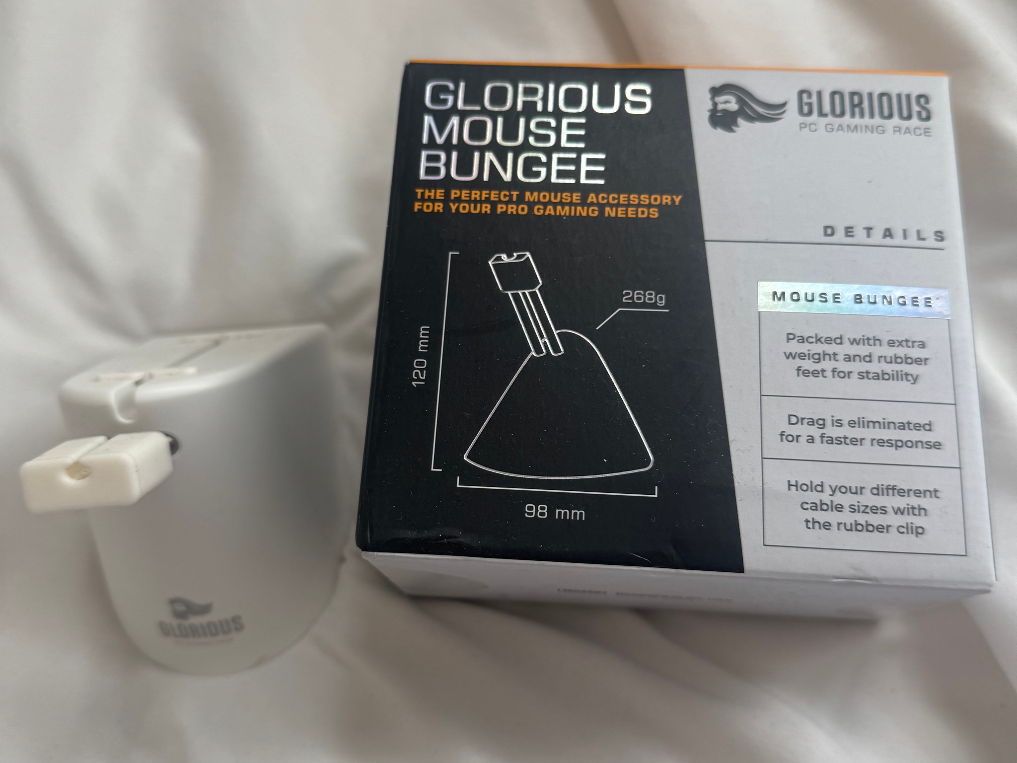 Rare Glorious Mouse Bungee - White