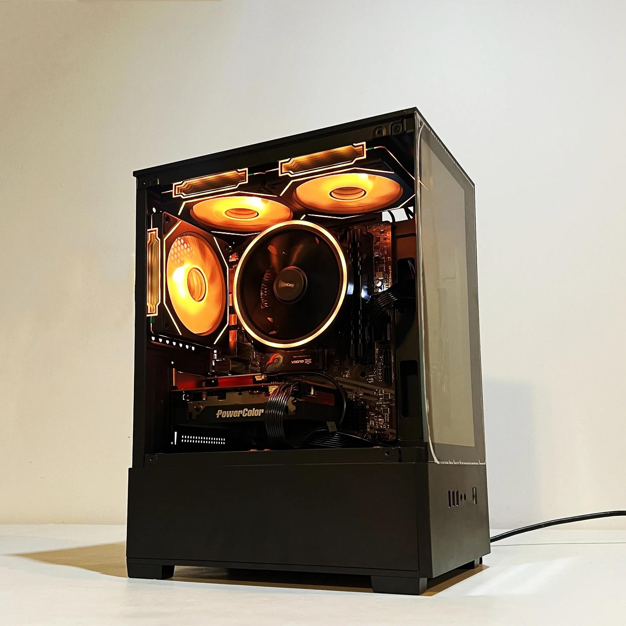 🔥SALE🔥 R5-5600|RX 6500XT|16GB RAM|WIFI|ARGB Fans|-DepxTech Pre-Built PC
