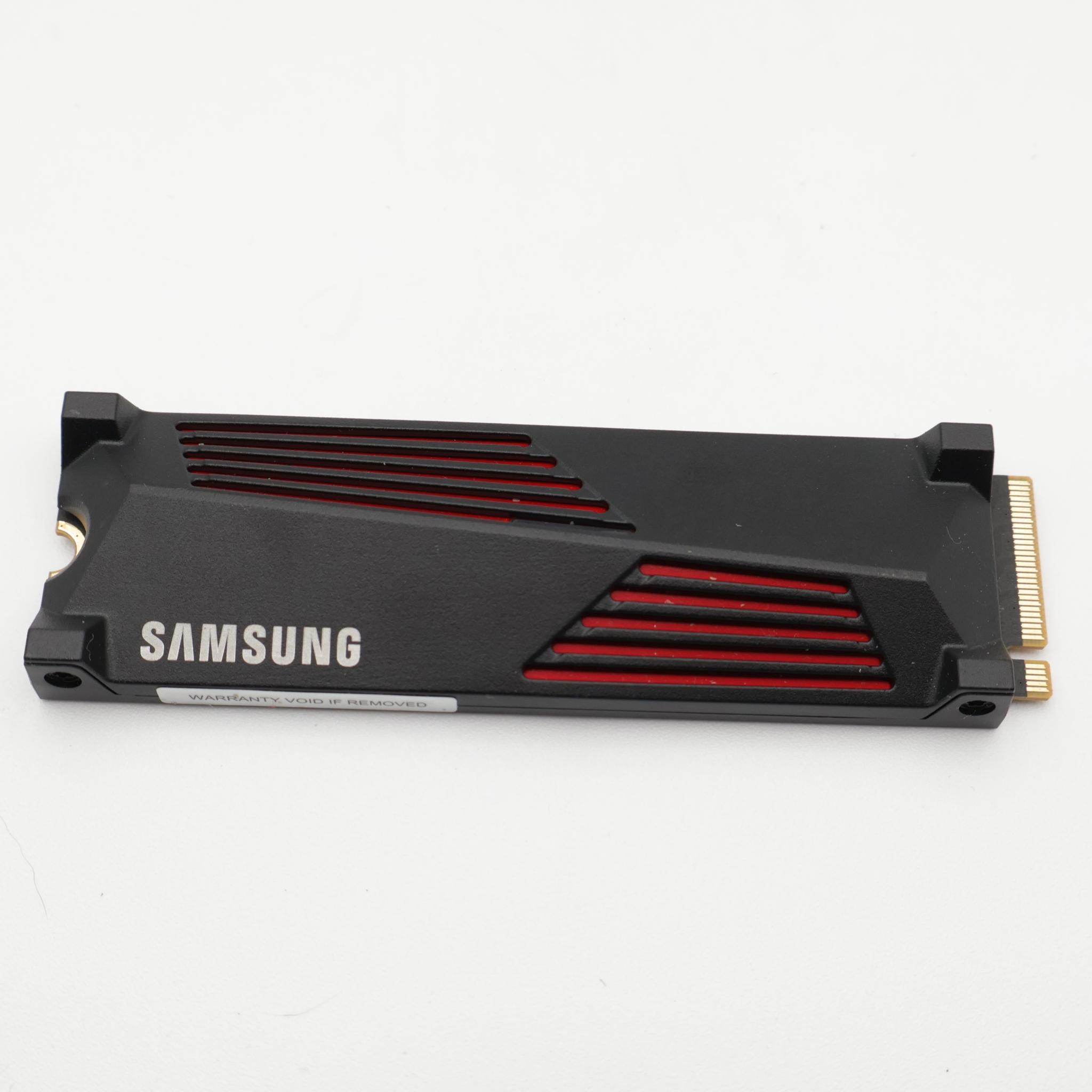 Samsung 990 PRO 4TB NVMe SSD w/Heatsink PCIe 4.0 MZ-V9P4T0CW 100% Health