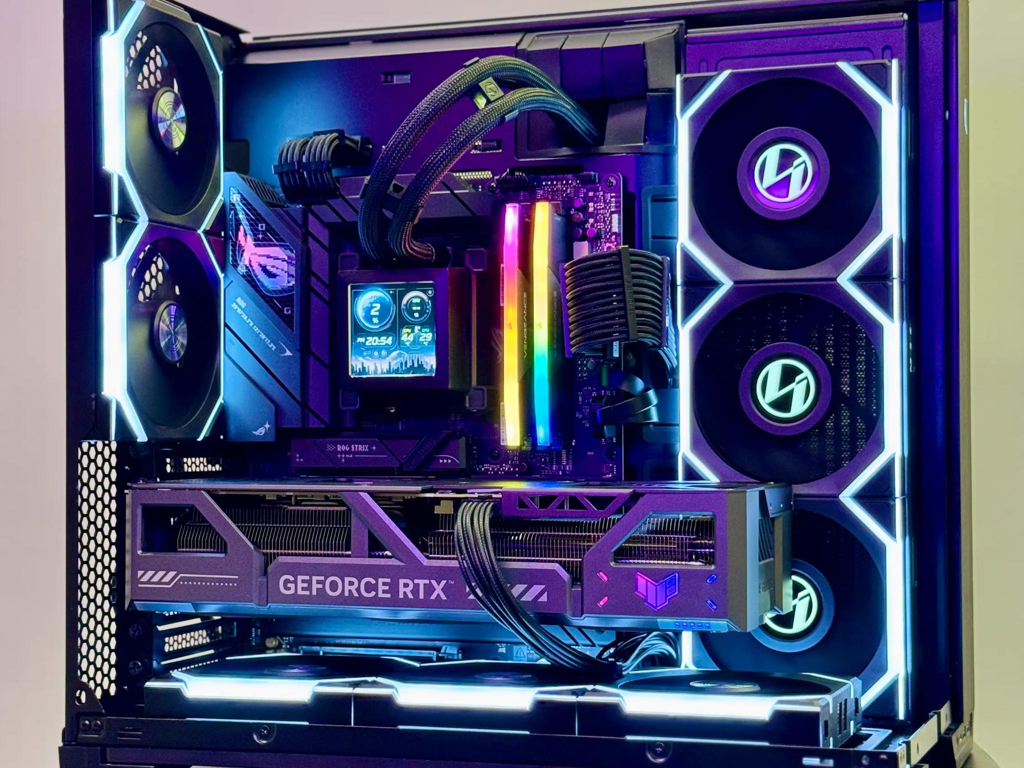 ObsidianX Gaming PC 💎 NVIDIA RTX 5080 OC, 9800X3D, 64GB RAM, 3TB NVMe SSD, ROG Strix B850 MB