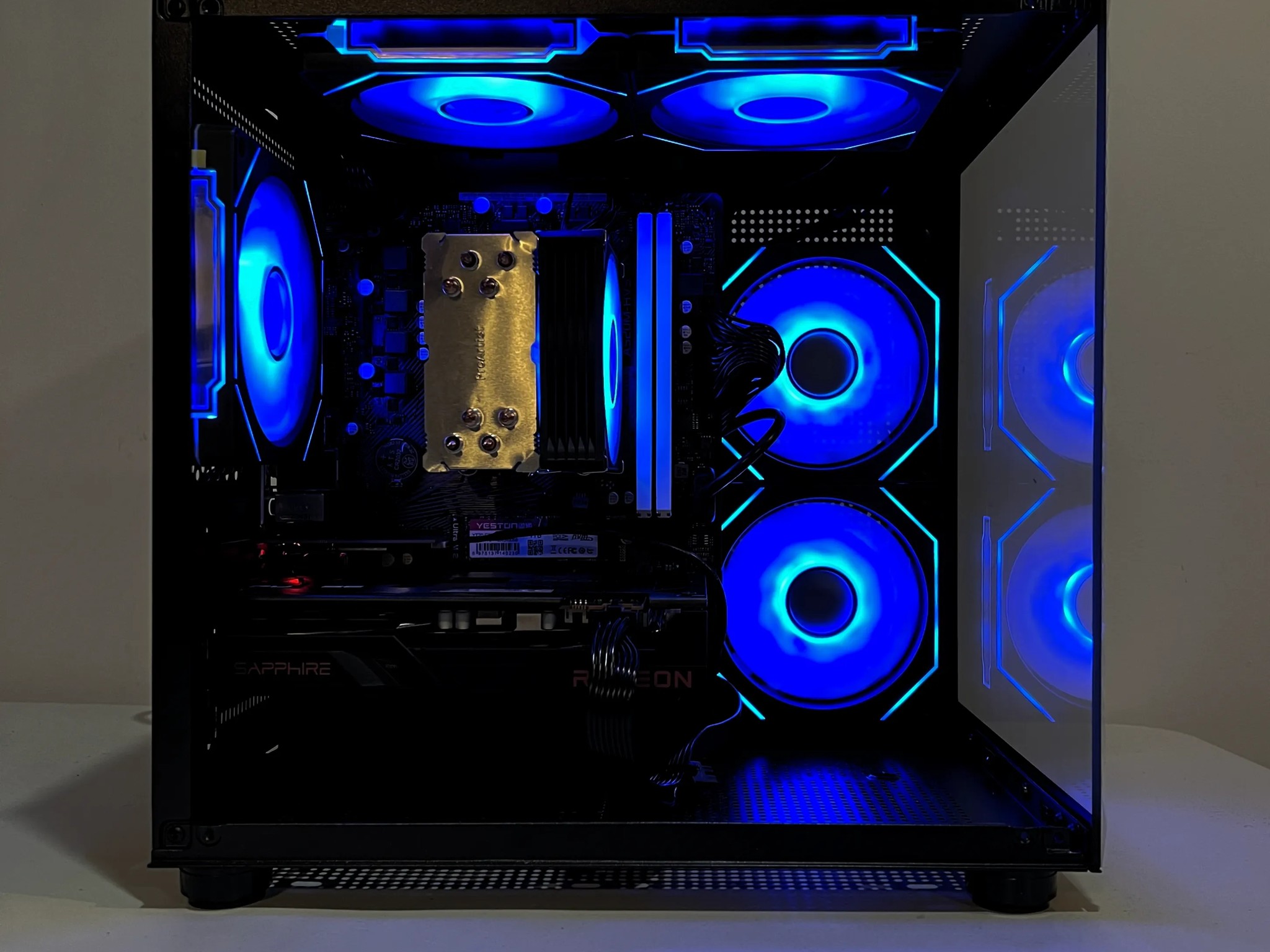 🔥SALE🔥 R5-4500|RX 6600|16GB RAM|1TB M.2||WIFI|ARGB Fans| -DepxTech Pre-Built PC