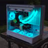 ⚜️White/Gold Custom Gaming PC • RTX 3070 Ti, Intel i7, 16GB RAM, 1TB SSD • Plug n' Play