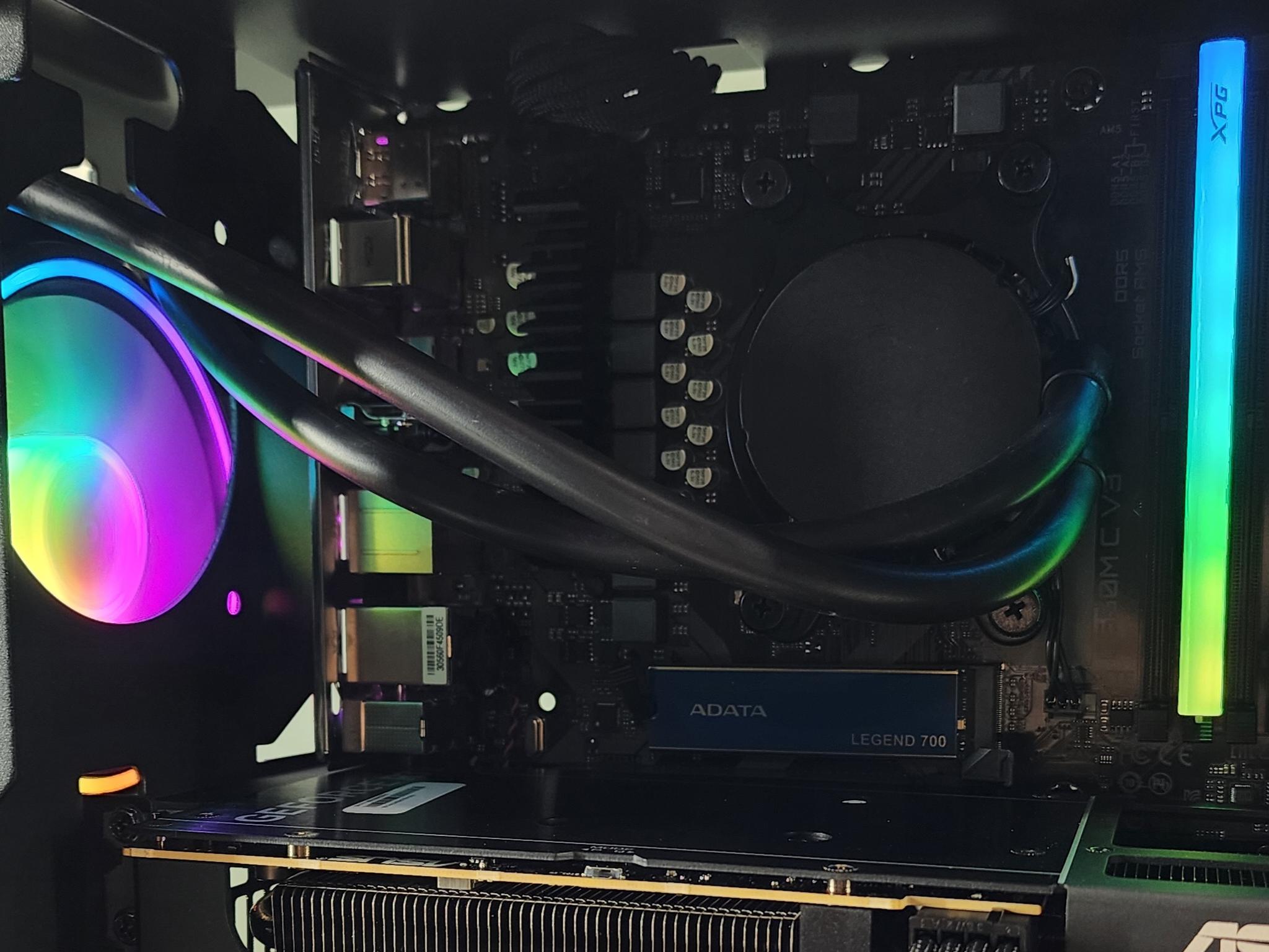 Gaming PC Ryzen 7 9700X 16GB RAM 1TB SSD RTX 5060  8GB Windows 11 Computer