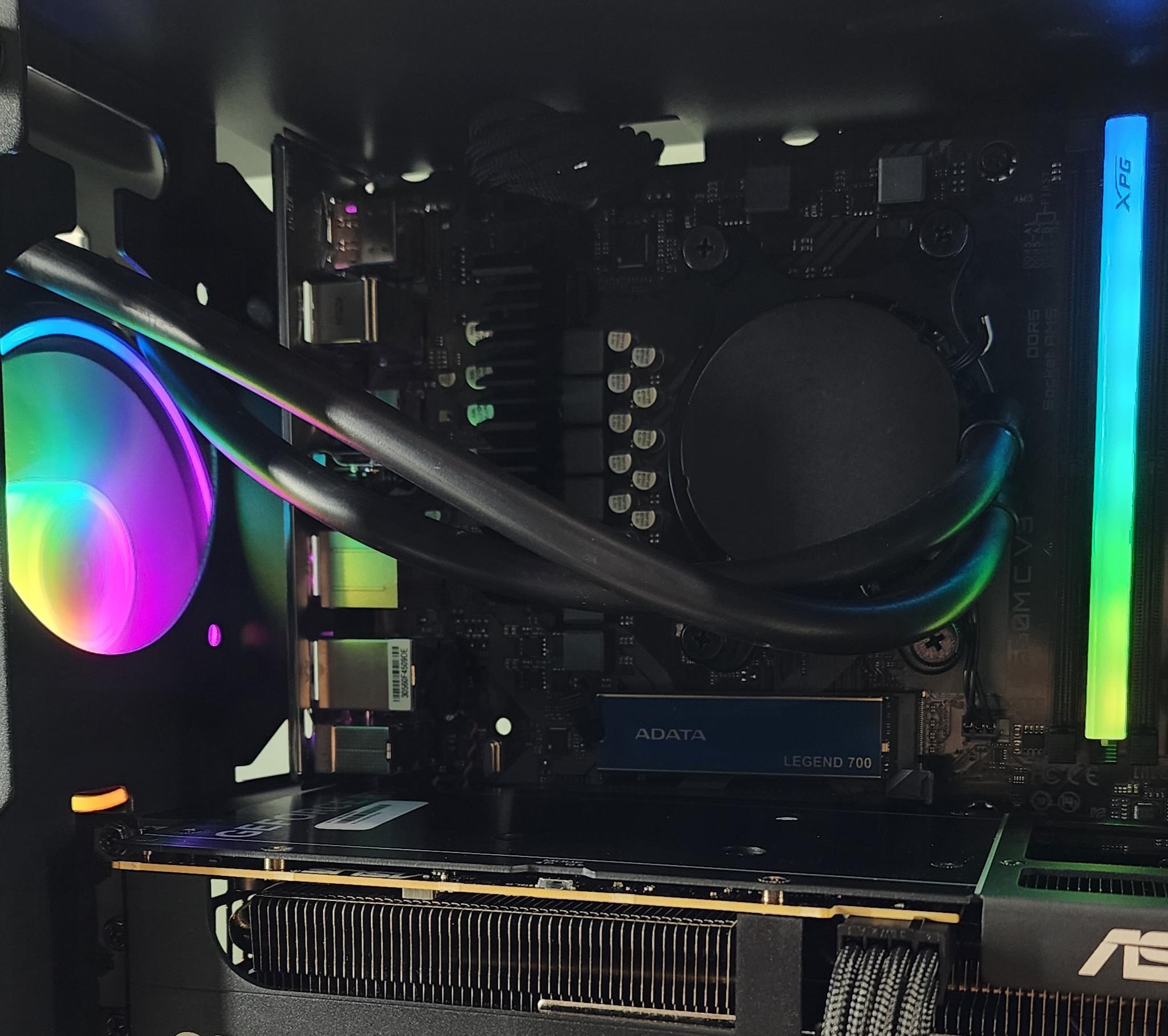 Gaming PC Ryzen 7 9700X 16GB RAM 1TB SSD RTX 5060  8GB Windows 11 Computer