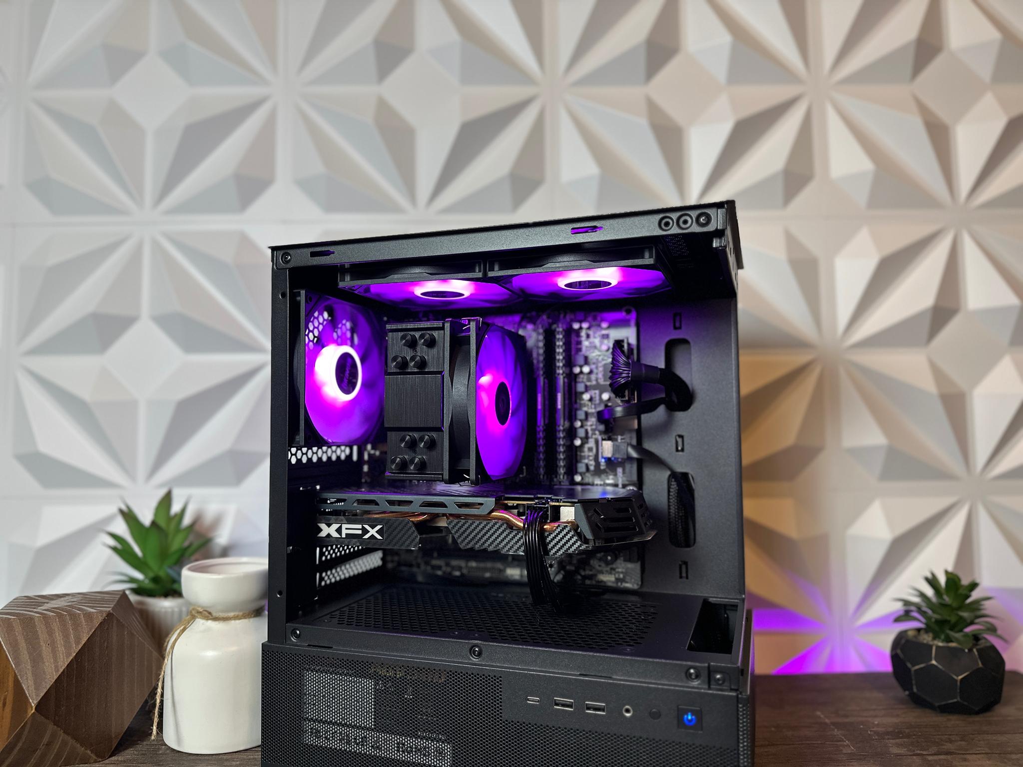 ⚫️Dark Magic♟️ Gaming PC ~ intel I5, 16GB DDR4, RX580, 512GB SSD! Full ARGB!