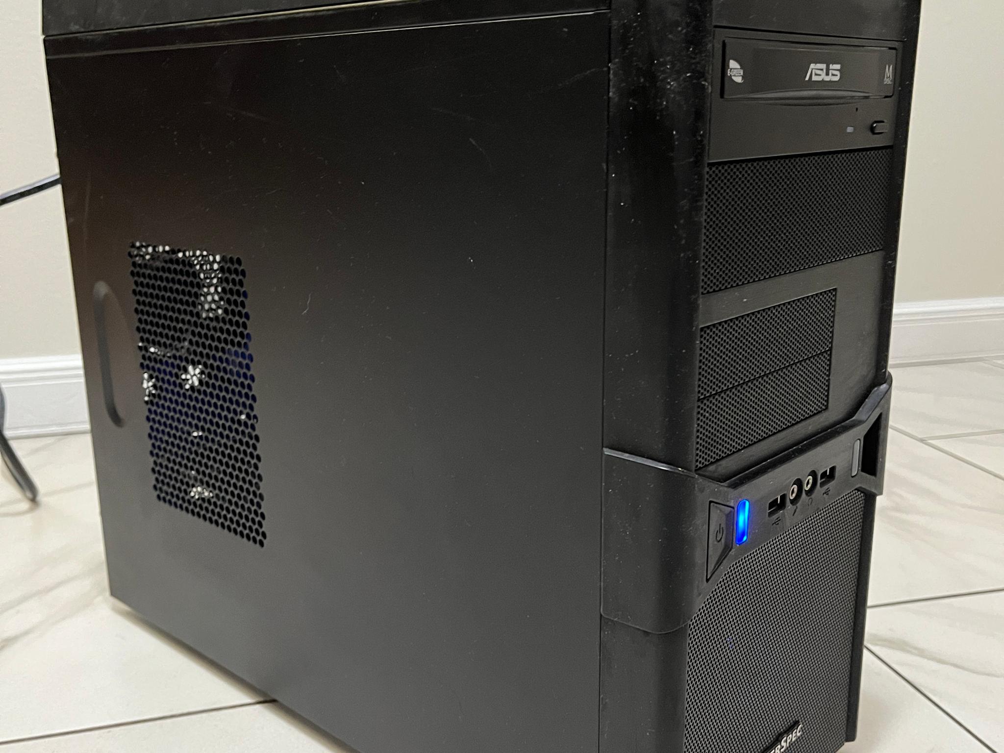 NVIDIA RTX 2060, Intel Core i5-7400, 16GB RAM, 480 GB SSD - Sleeper Office Gaming PC w/ Wi-Fi & BT