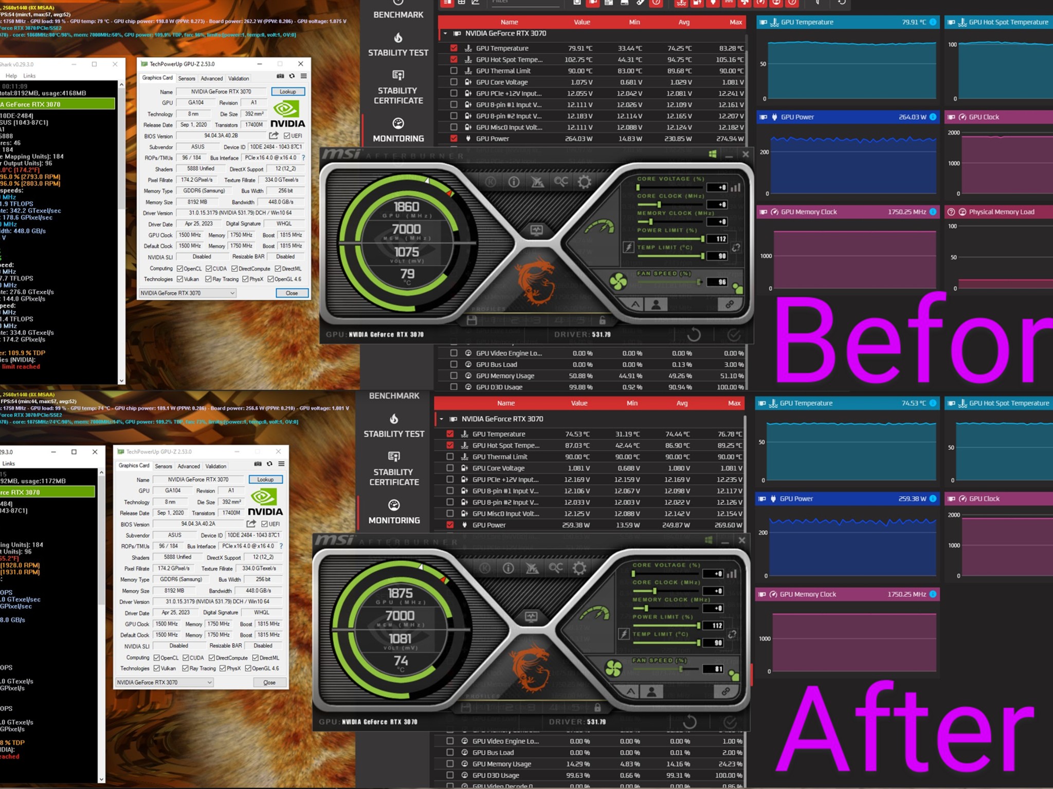 RTX 3070 ASUS TUF GAMING 8Gb in Great Condition For Sale