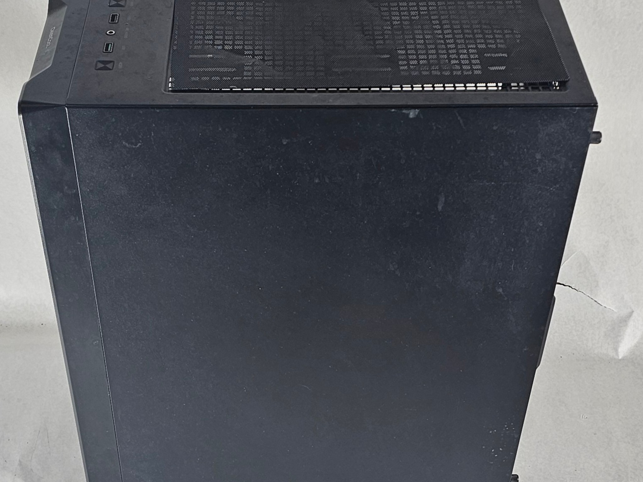 Black DeepCool PC Case with Tempered Glass w/ 3 Fans