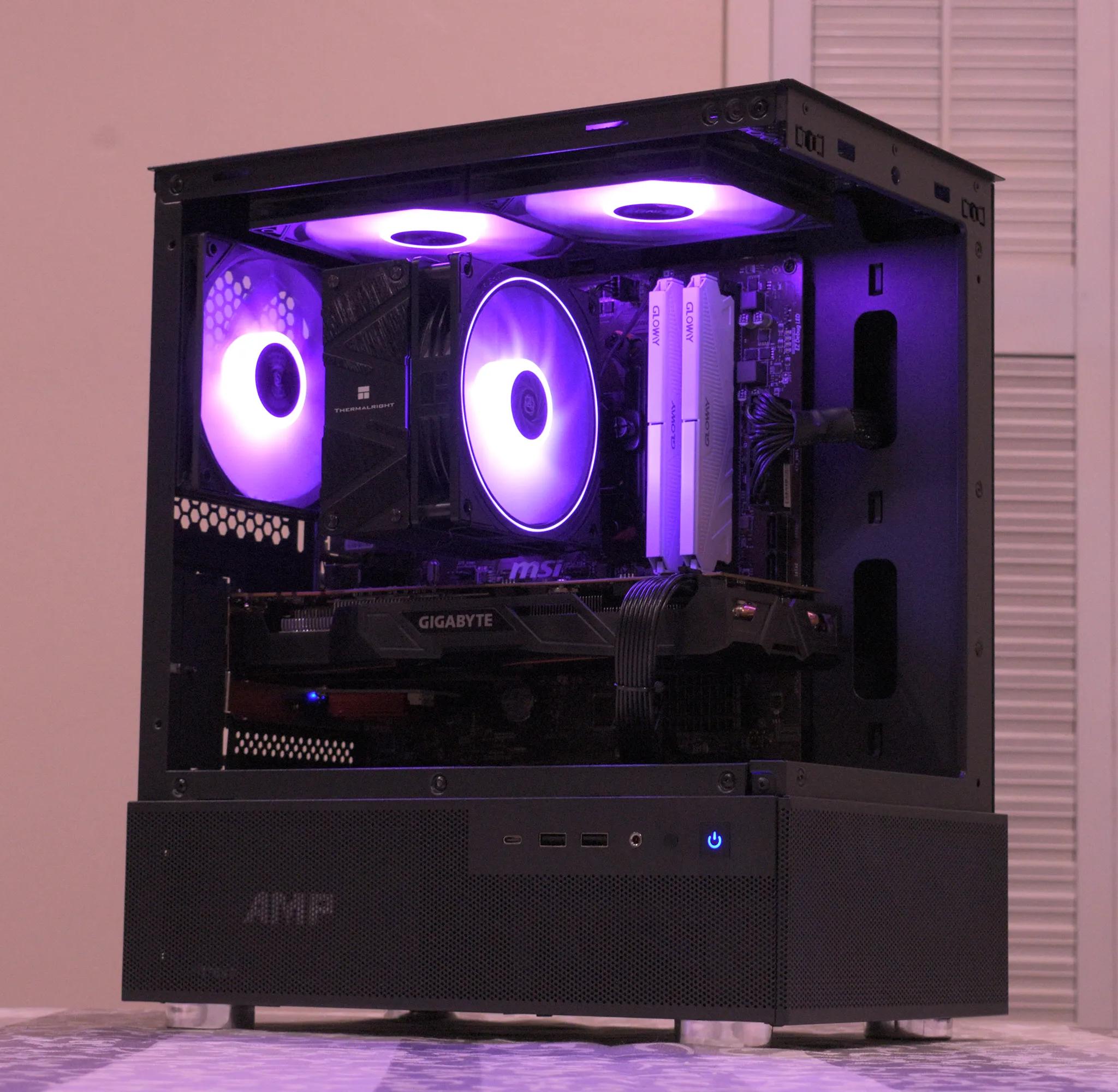 🎮Budget Gamer🎮 Ryzen 5 3600 | GTX 1070 8GB | 16GB DDR4 | 1TB nVME SSD | 1080p Black Gaming PC RGB