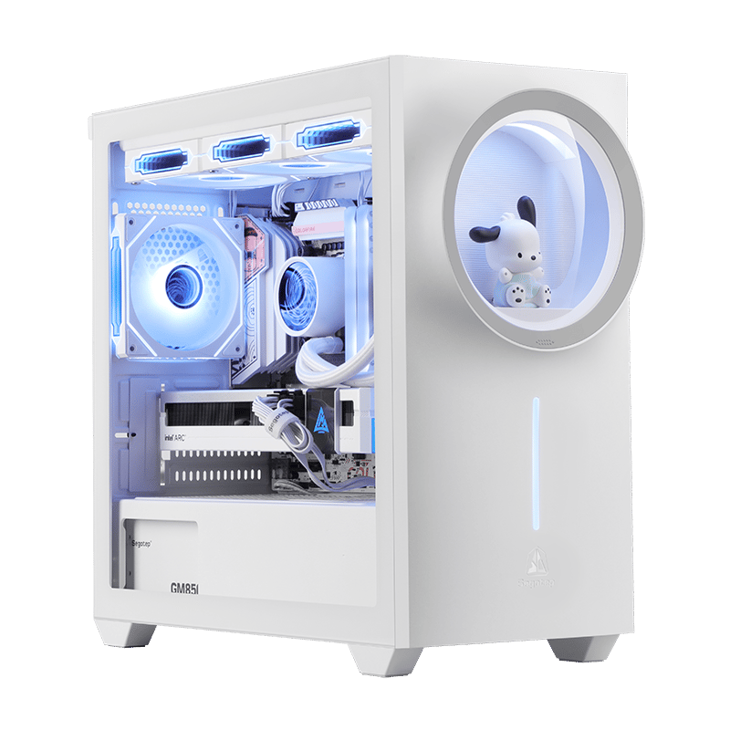 Segotep Nexus 1 Mid-Tower MATX/ITX Case  + Free HB-12 ARGB Fan & Blind Box Gift