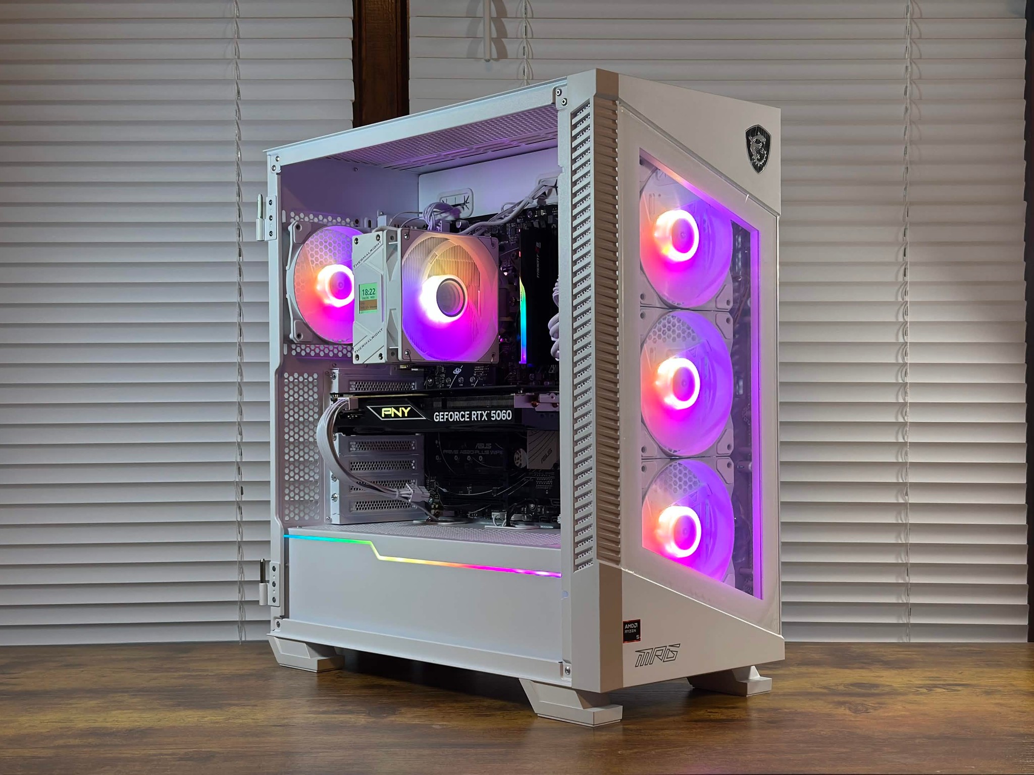 RTX 5060 8GB | Ryzen 5 9600X | 16GB DDR5 | 1TB SSD | Win11 | WIFI | 1080P/1440P Gaming PC