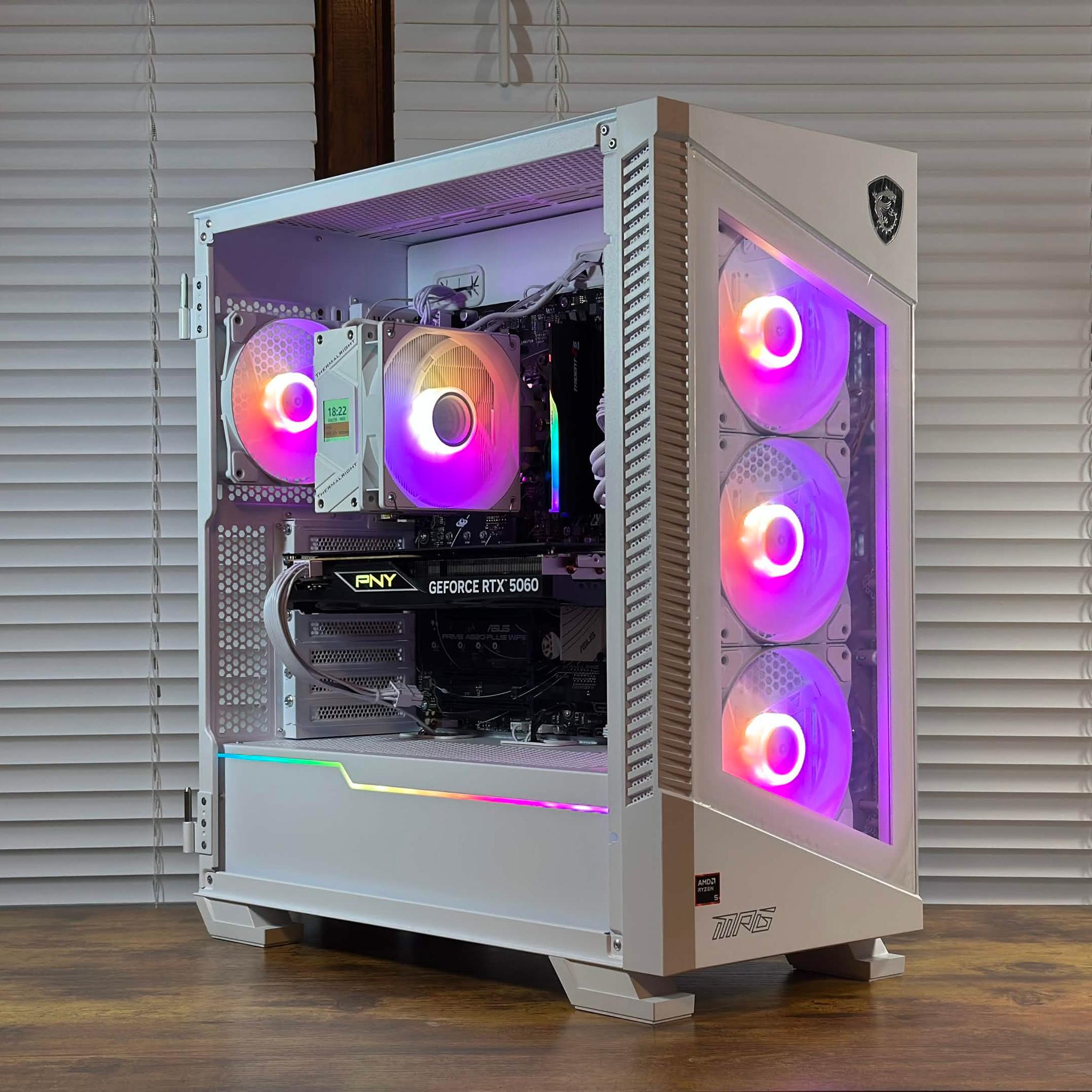 RTX 5060 8GB | Ryzen 5 9600X | 16GB DDR5 | 1TB SSD | Win11 | WIFI | 1080P/1440P Gaming PC