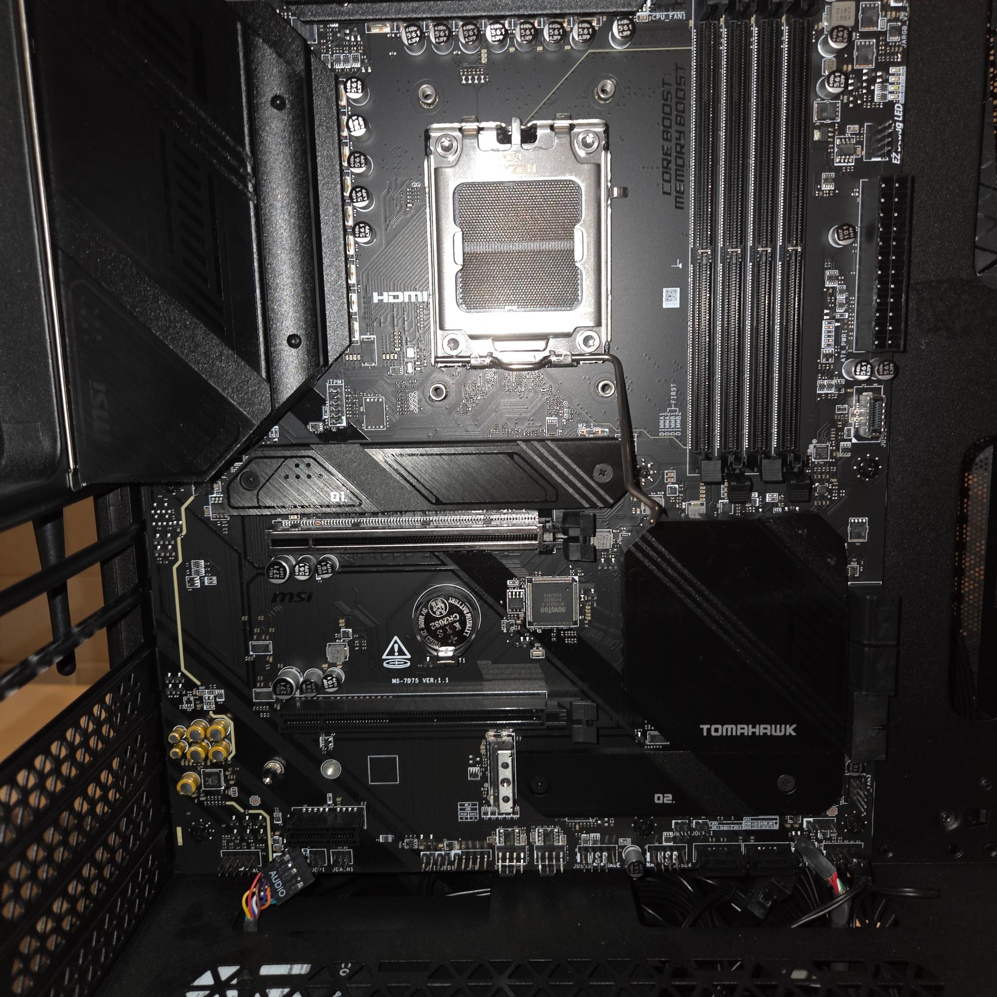 MSI MAG B650 Tomahawk WiFi Gaming Motherboard (AM5, DDR5, PCIe 4.0, M.2, ATX)