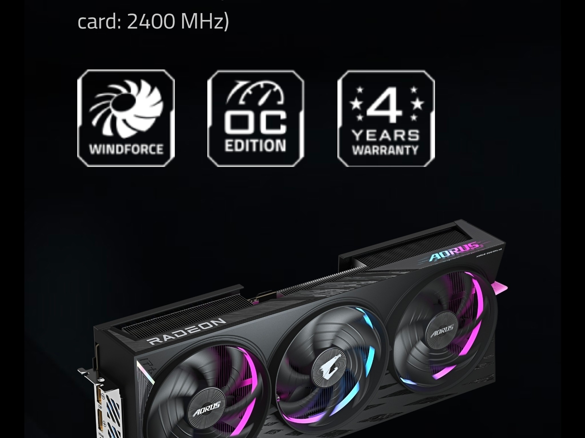 GIGABYTE RX 9070 XT GAMING OC 16G