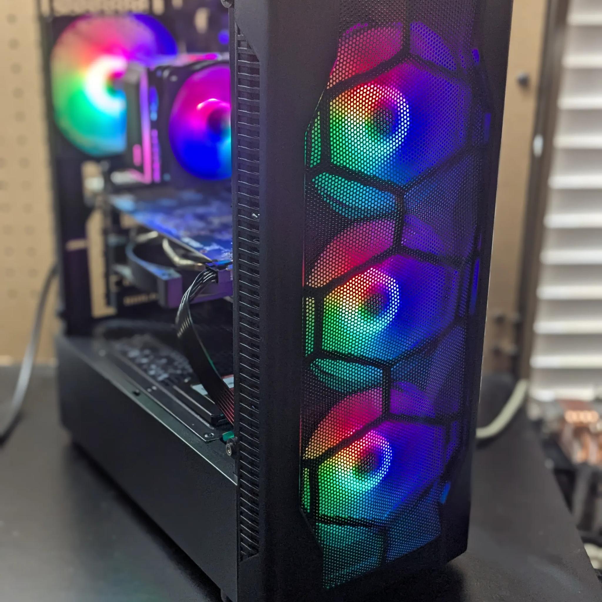 100 FPS Fortnite | 180 Day Warranty | i5-4570 , 16GB RAM, 480GB SSD, RX 480 8GB, RGB, Wifi, Win10