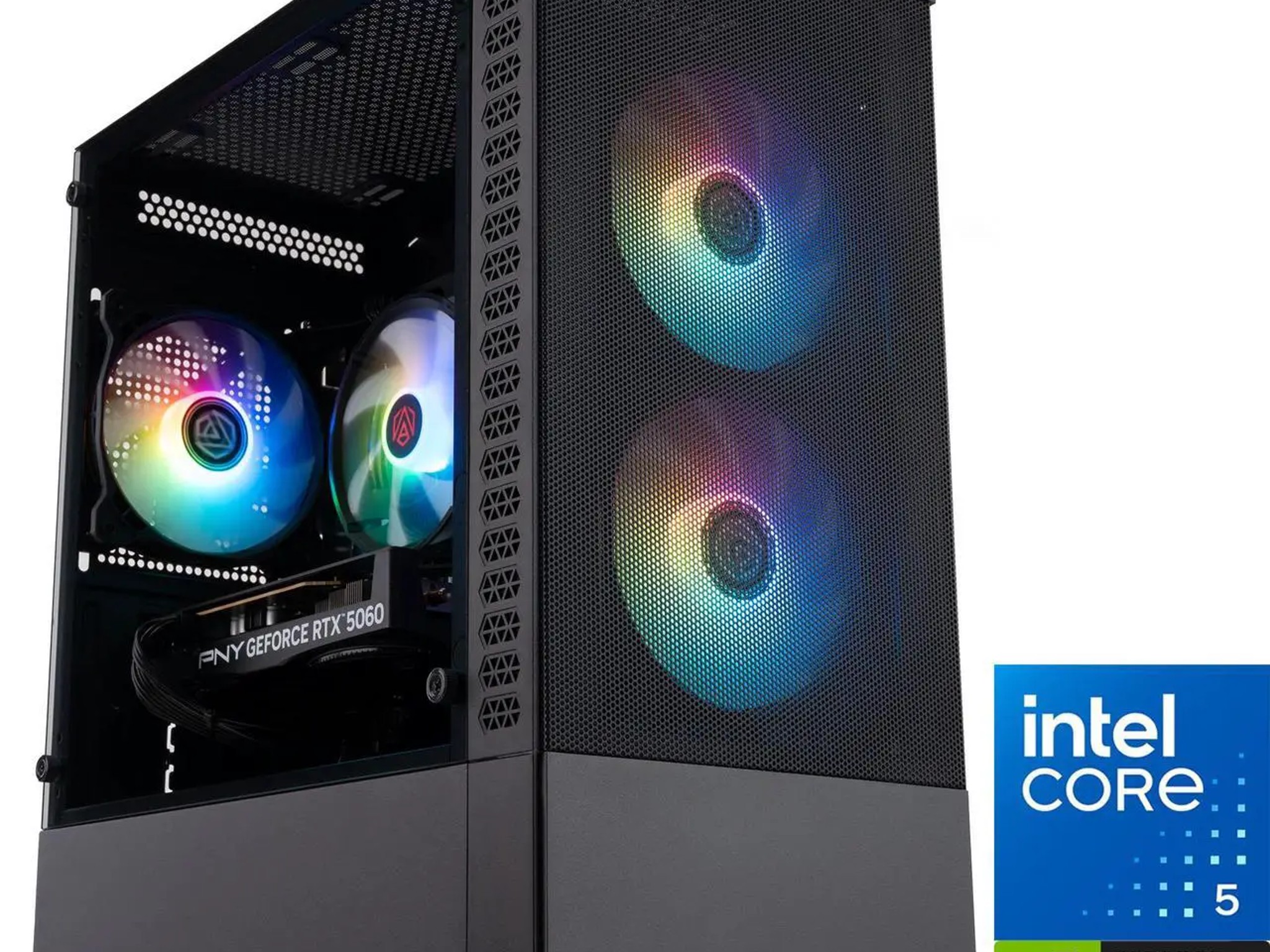 🌊 Cyclone Aqua | RTX 5060 8GB | Intel Core 5 120 | DLSS 4 Gaming | 32GB DDR4 | 1TB NVMe