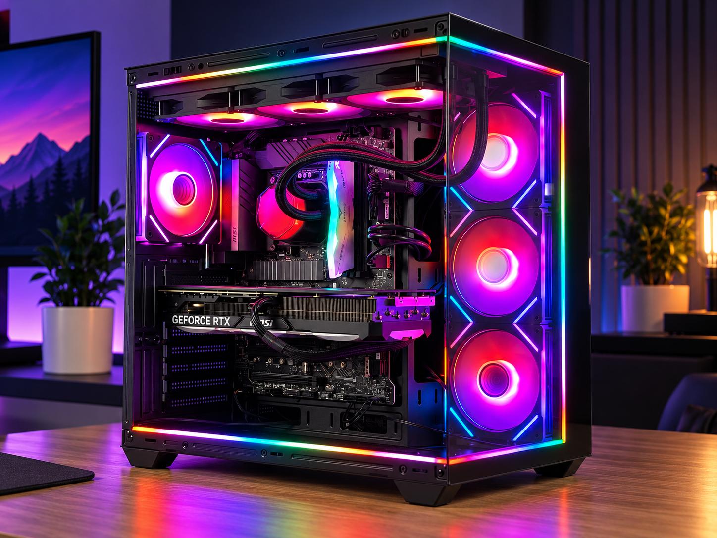 💜⚡AMETHYST Gaming PC | RTX 4070 Ti | i7-14700K | 48GB RAM | 1TB NVME | WiFi + BT | FREE SHIPPING