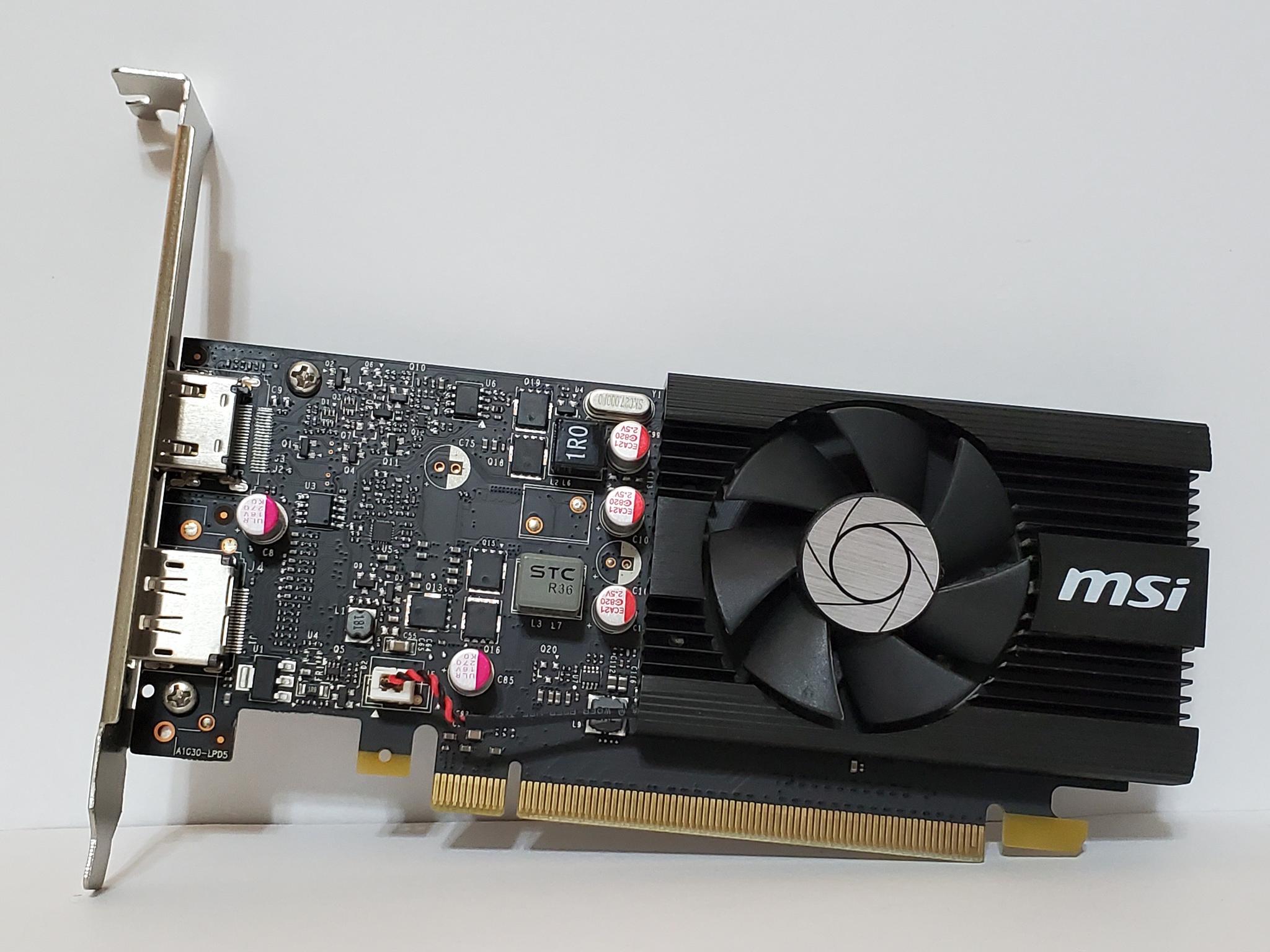 MSI GT 1030 2GB DDR5 OC
