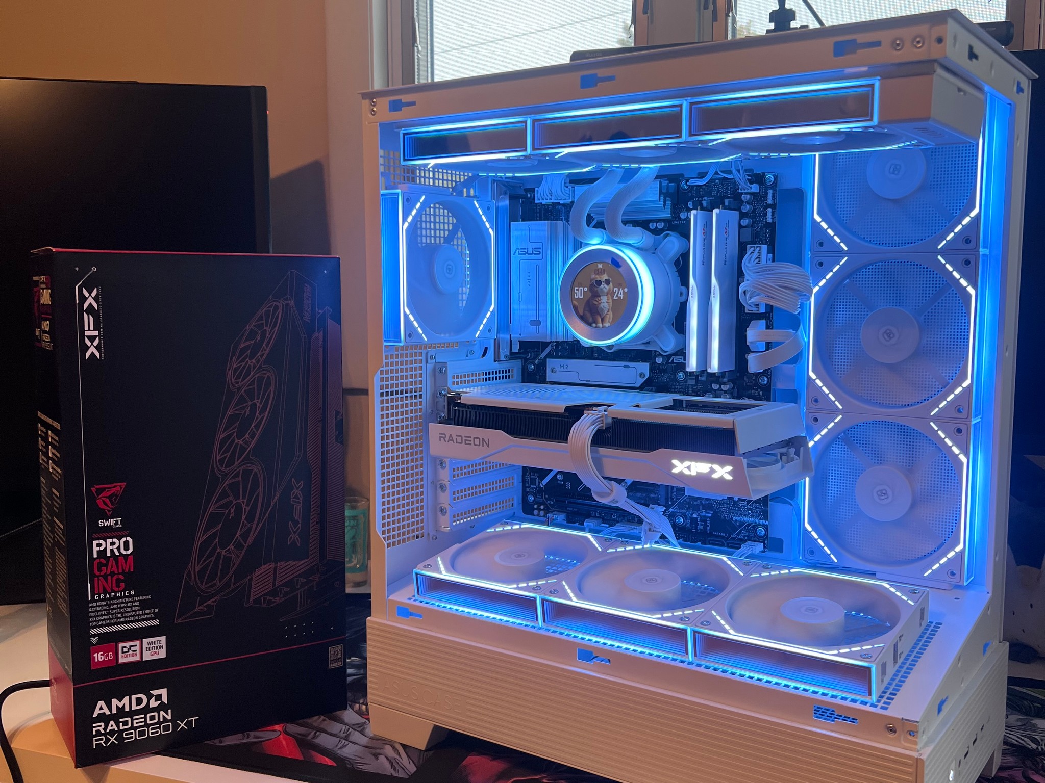 SALE! Glacier 🧊 | RYZEN 5 7600X | RX 9060XT 16GB | 32GB DDR5 | 2TB NVMe | 700W PSU |