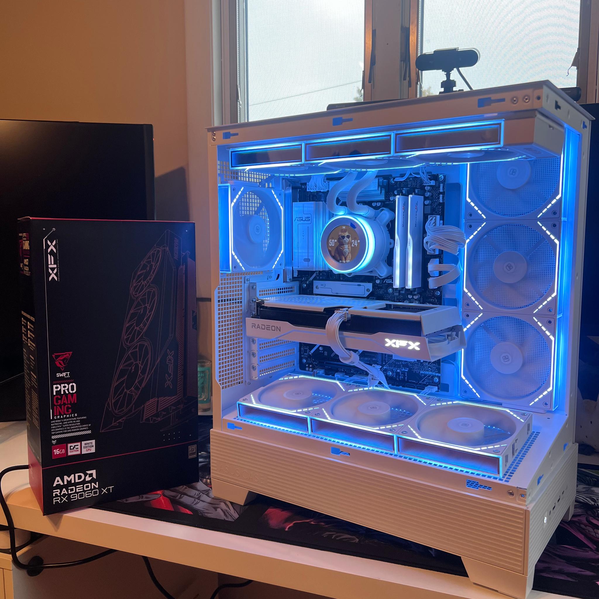 SALE! Glacier 🧊 | RYZEN 5 7600X | RX 9060XT 16GB | 32GB DDR5 | 2TB NVMe | 700W PSU |