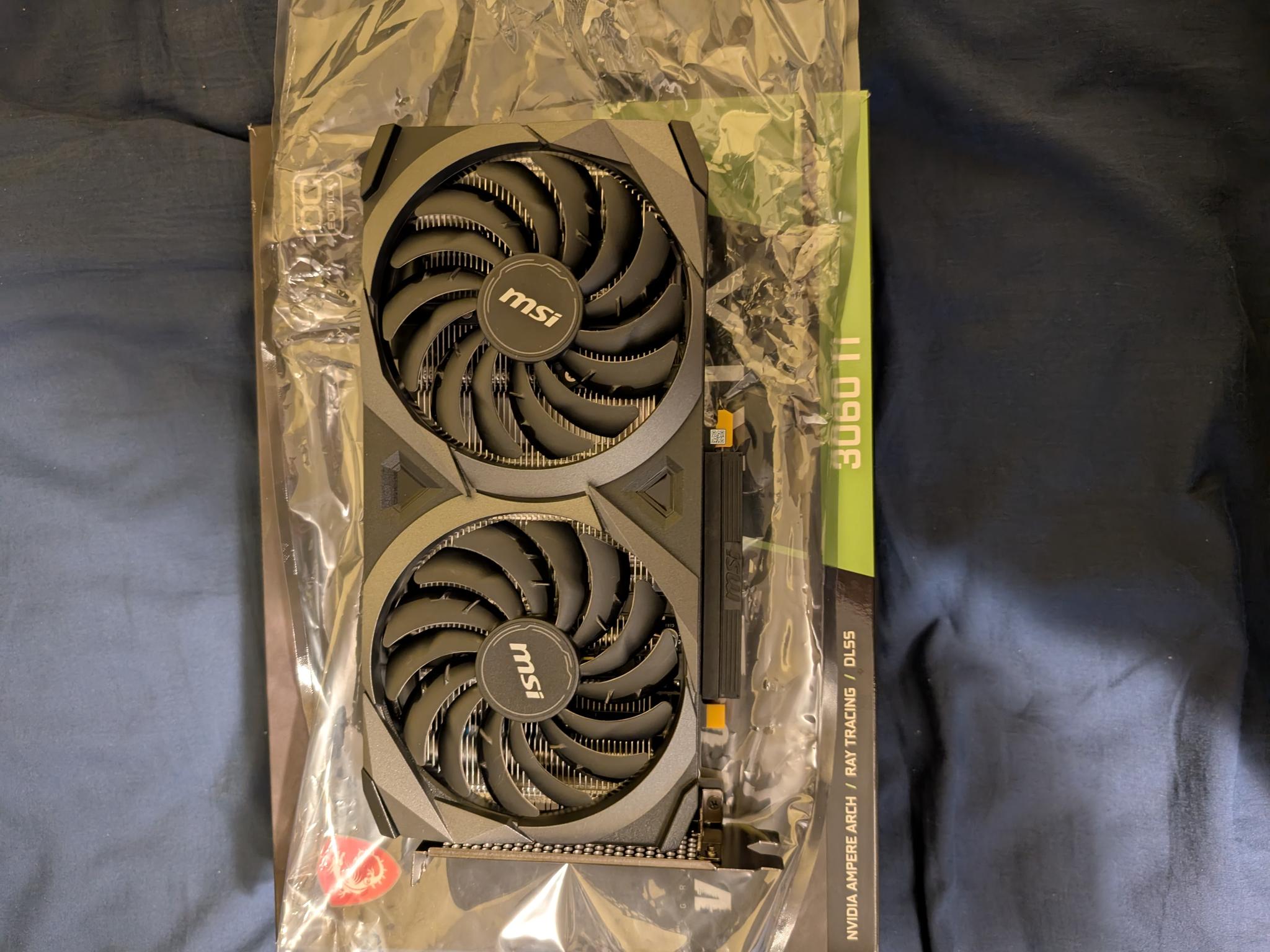 MSI GeForce RTX 3060 Ti VENTUS 2X 8G V1 LHR Used