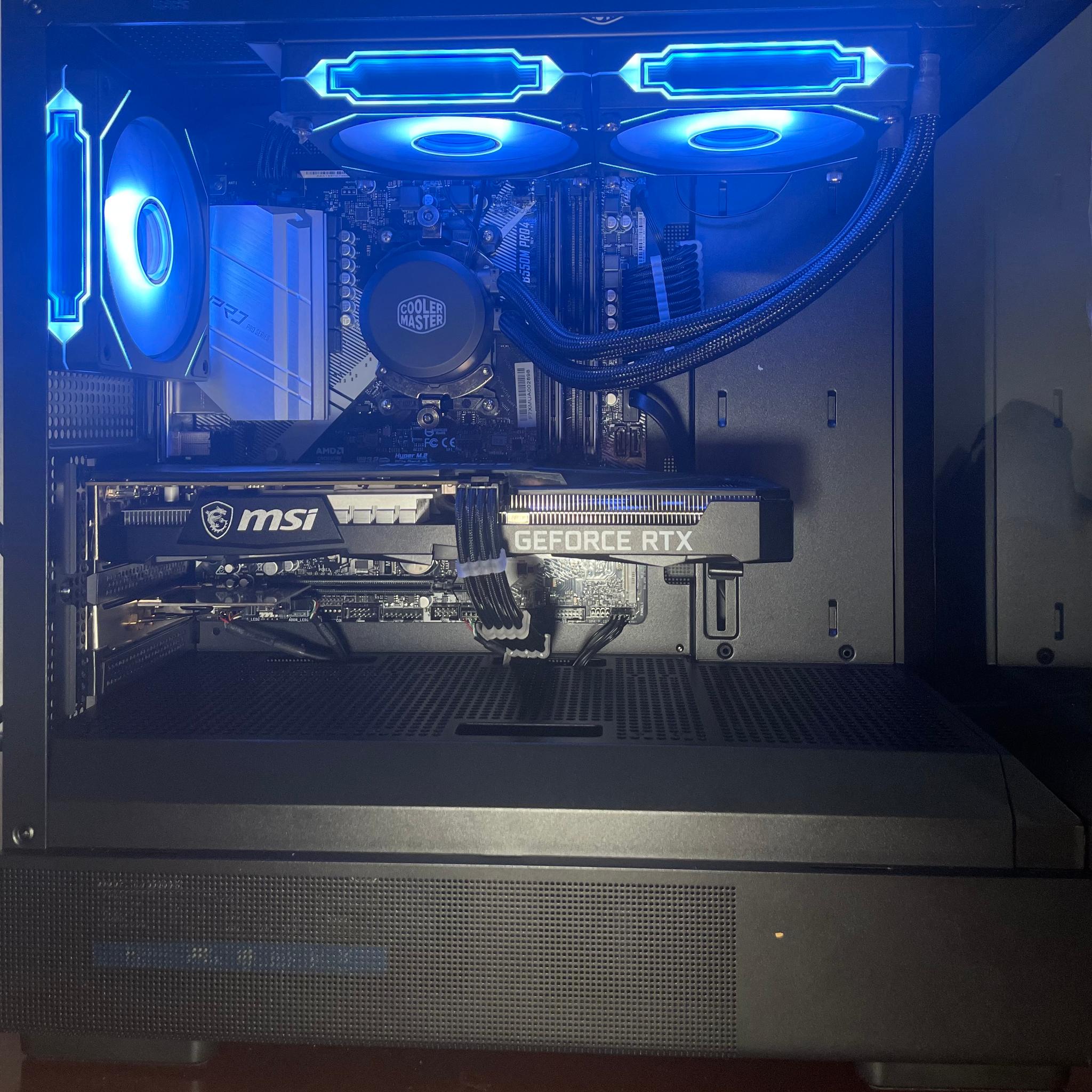 - [ ] Gaming PC | GEFORCE 3060 12gb| RYZEN 7 | 16GB RAM | WINDOWS 11 home | WiFi and Bluetooth