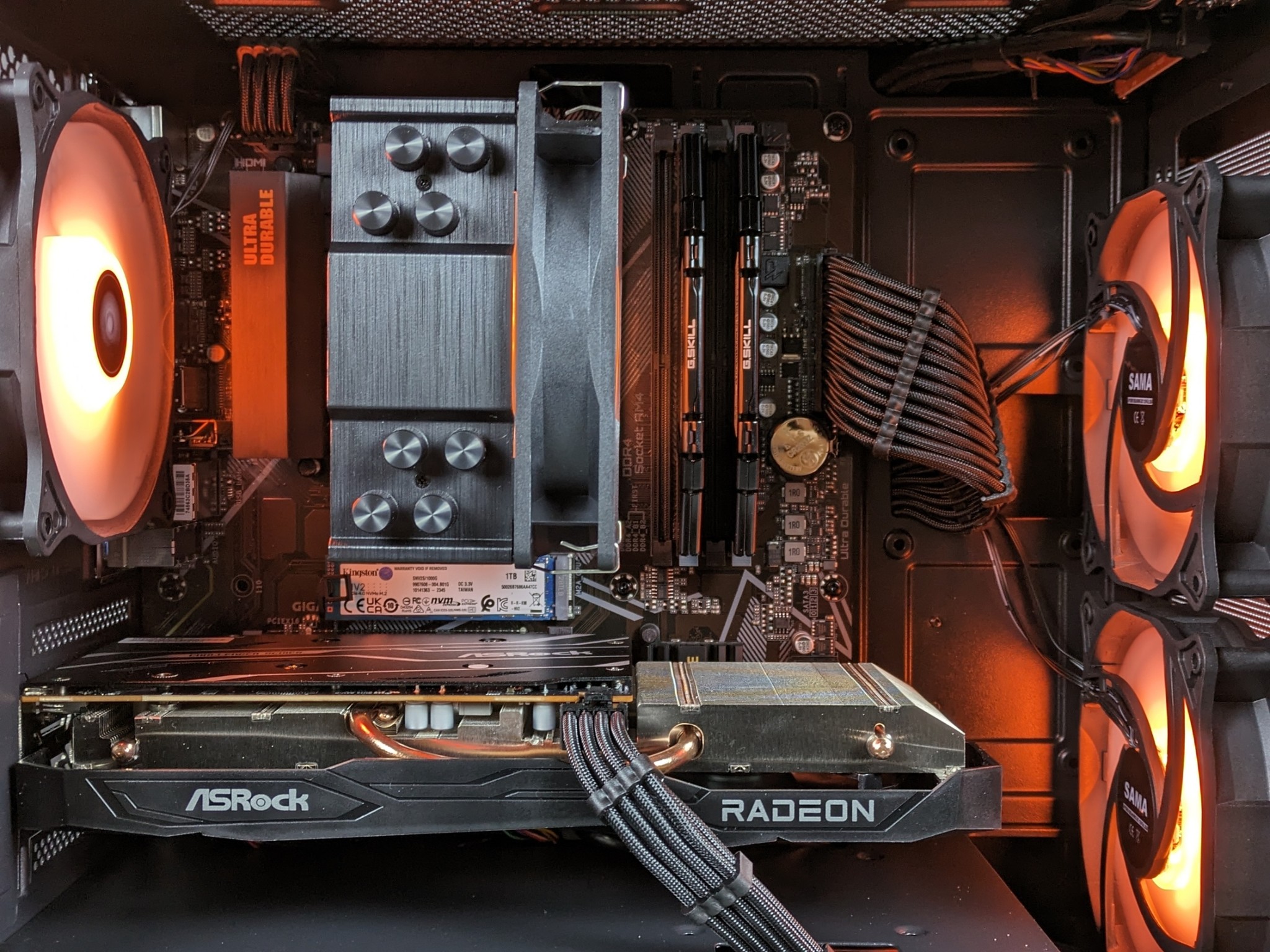 🖤Black Mid Range PC🖤 | Ryzen 5 5500 | Rx 6600 | 1 TB M.2