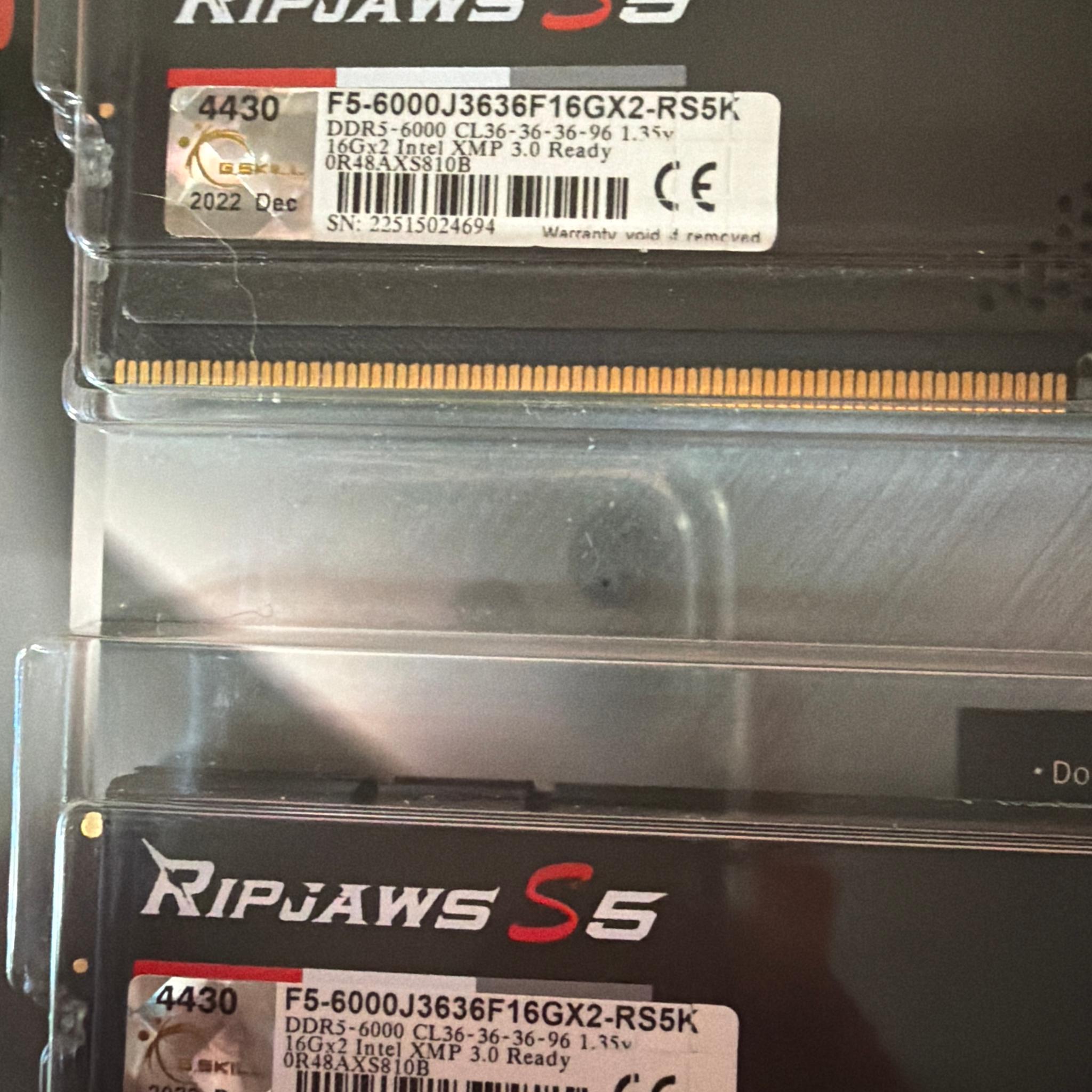 BNIB G.SKILL RIPJAWS S5 2x16GB DDR5