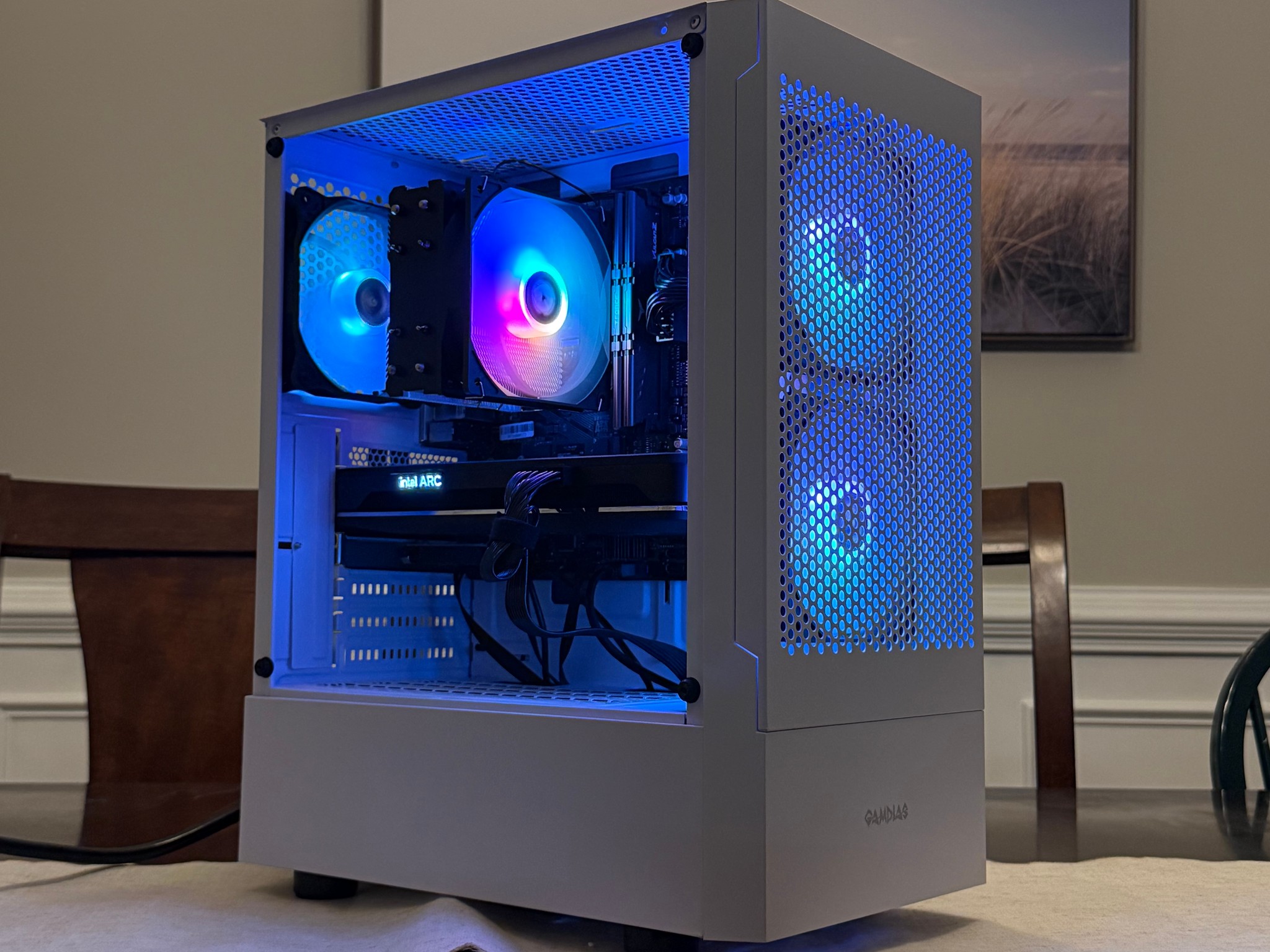 Intel ARC A750 8GB | Ryzen 5 5600G | 32GB DDR4 | 1TB NVMe | Win11 | WiFi | 1080P Gaming PC