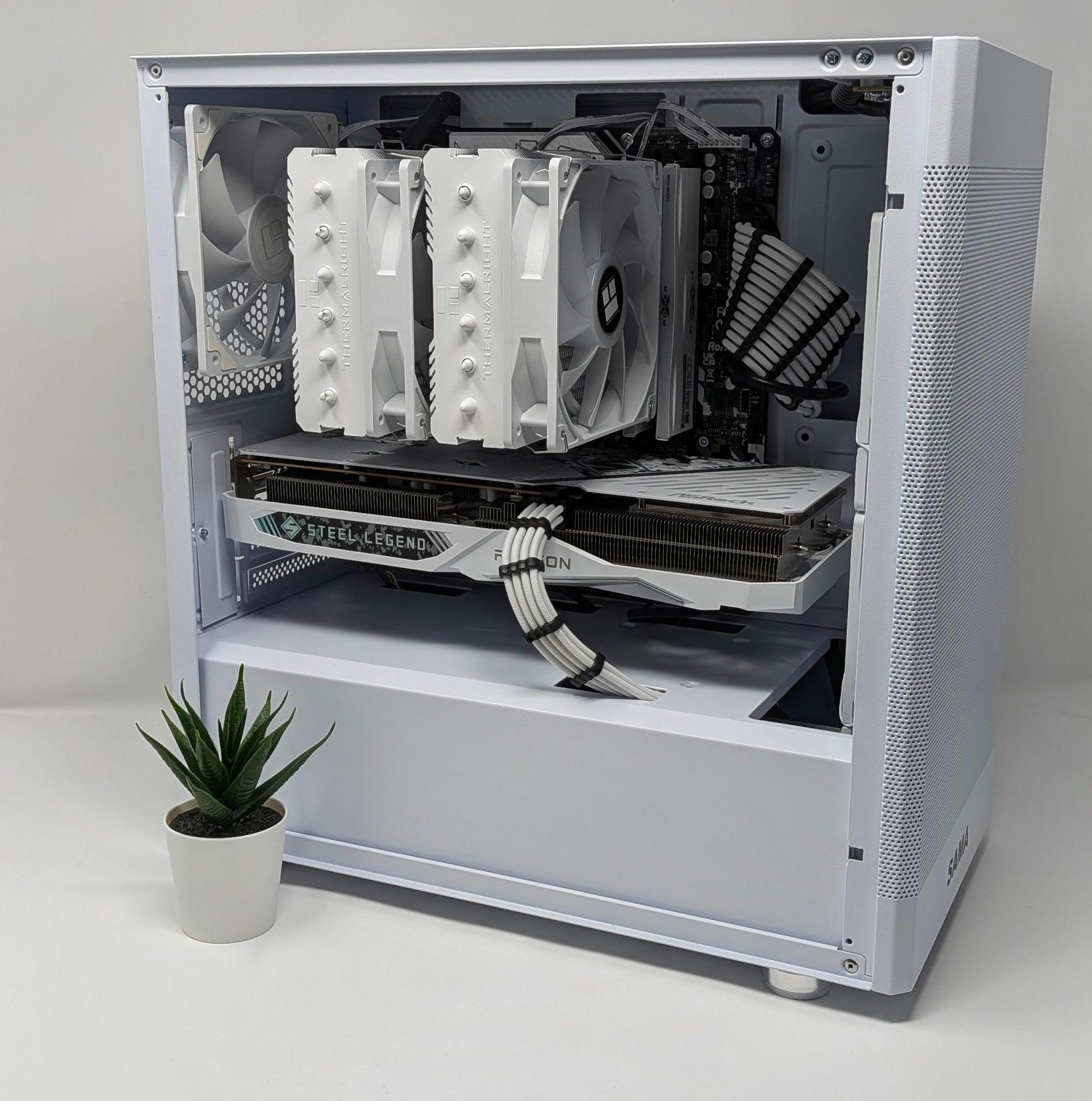 Silent Night | Intel i5-14400F | RX 7600 | 32gb RAM DDR 5 | Silicon Power UD 90 1TB M.2