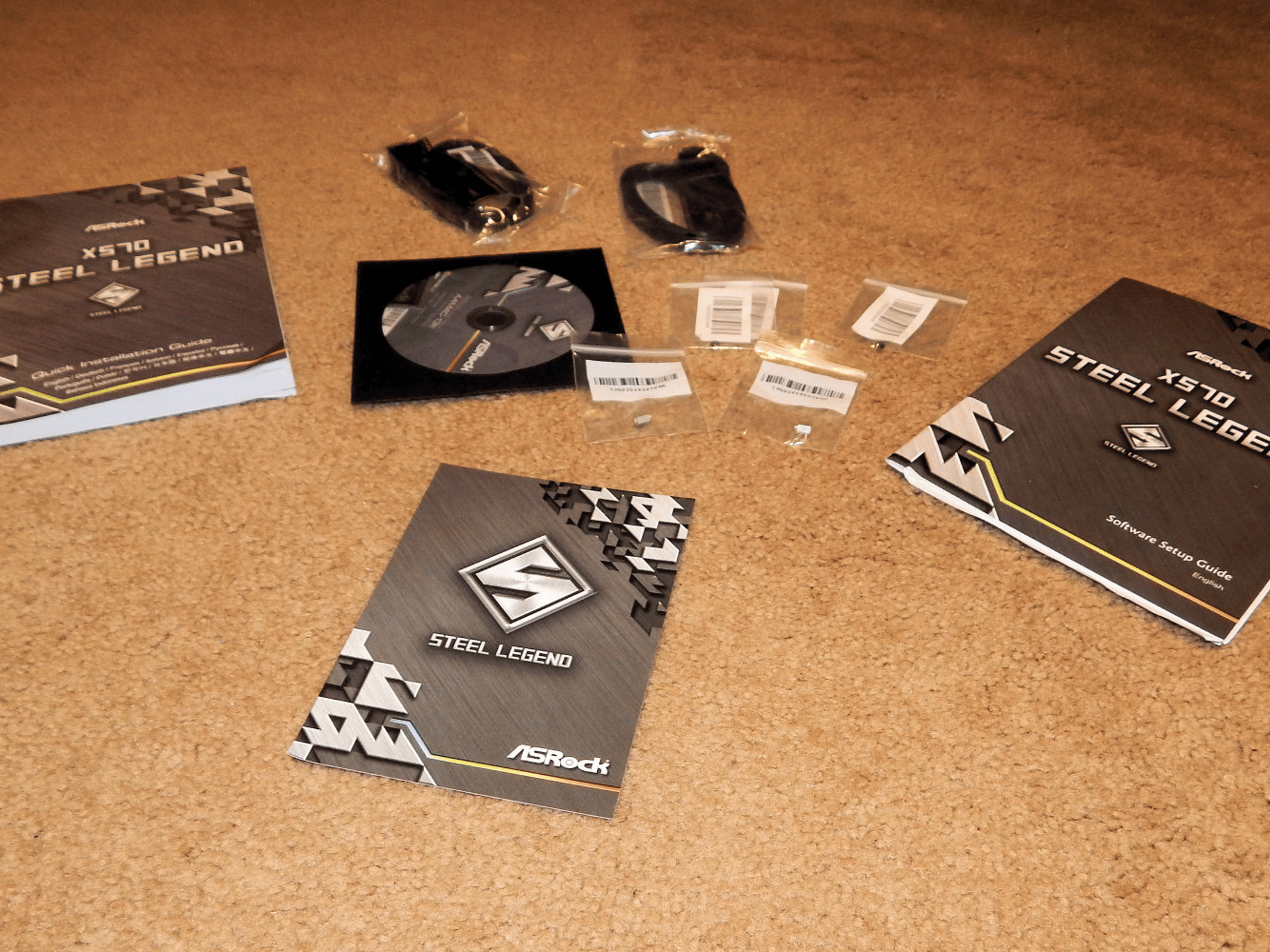 ASROCK X570 STEEL LEGEND SOCKET AM4 MOTHERBOARD, USED ONCE