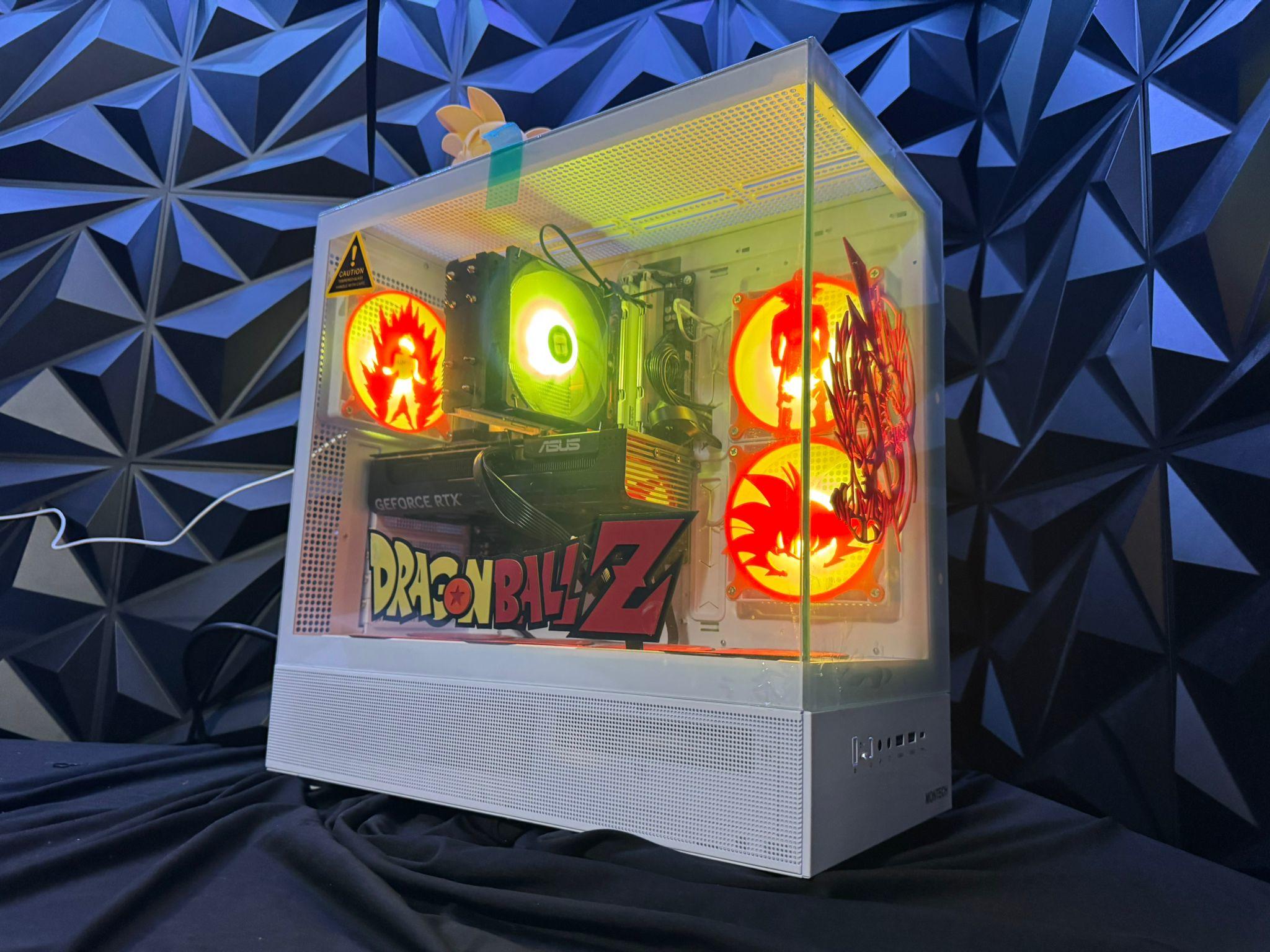 🔥 Son Goku Build 🐉⚡Ryzen 5 7500F | RTX 5060 | 32 GB DR55|1 TB NVMe|