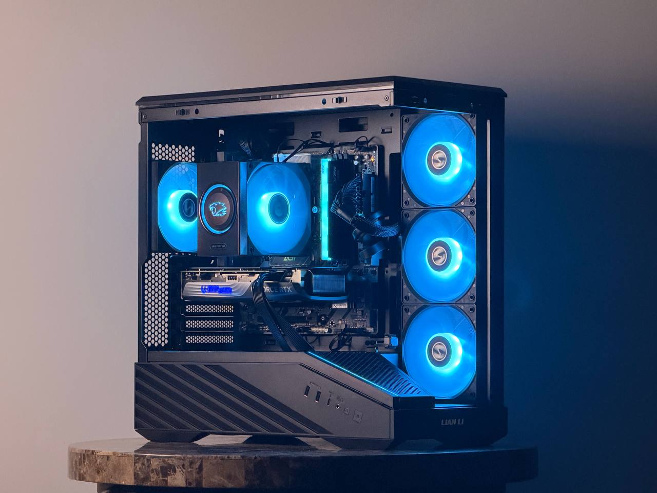 FREE SHIP 🖤🌈 Black RGB Gaming PC | RTX 4070 W/ WARRANTY | Core 5 225F | 1TB NVME SSD | 16 GB DDR5