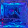 🎮 WHITE 1080P/1440P GAMING PC — RX 5700 XT 8GB | 32GB RAM | 1TB NVMe | 750W PSU